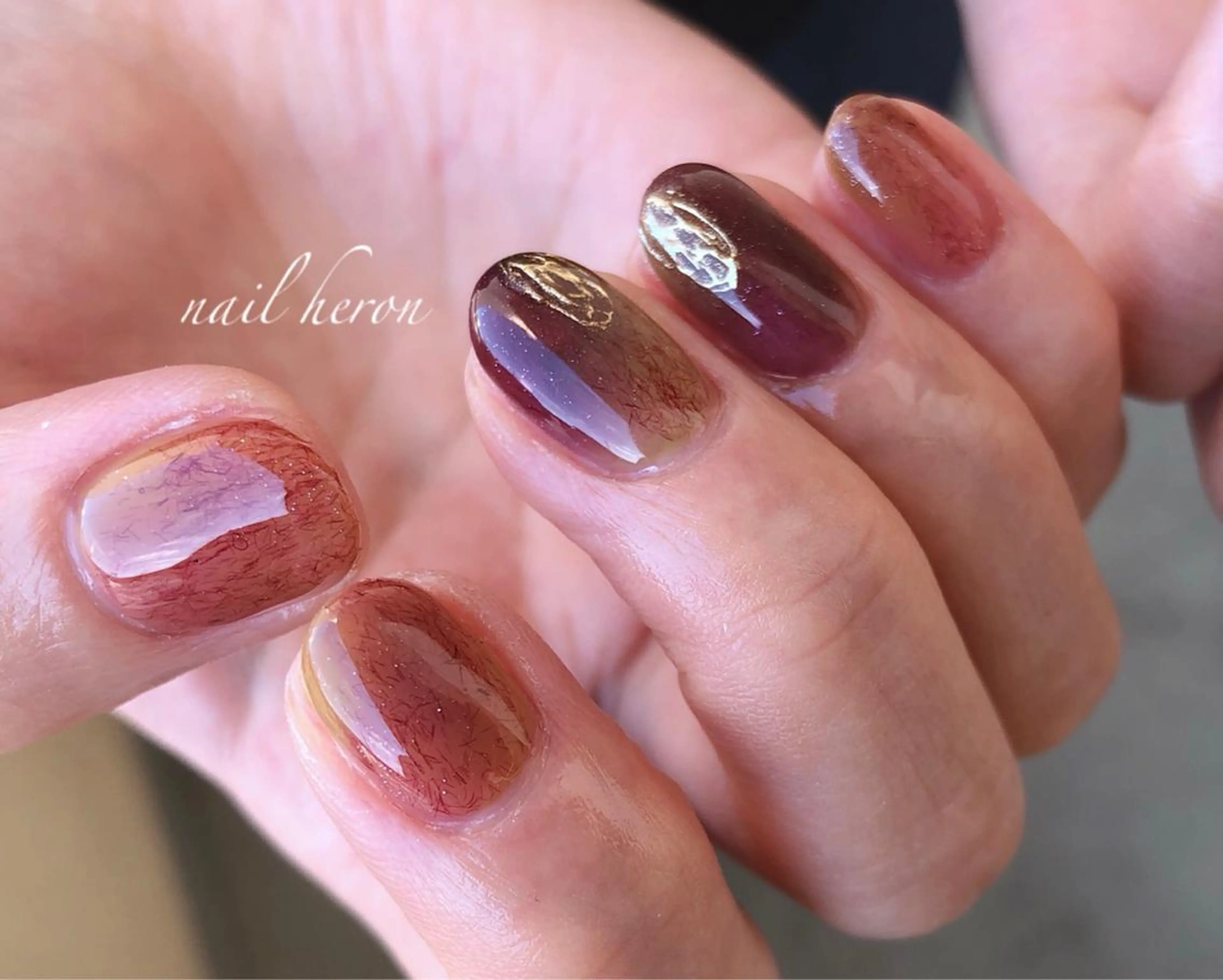ネイル ハンドネイル saki_ nail heronのネイルデザイン