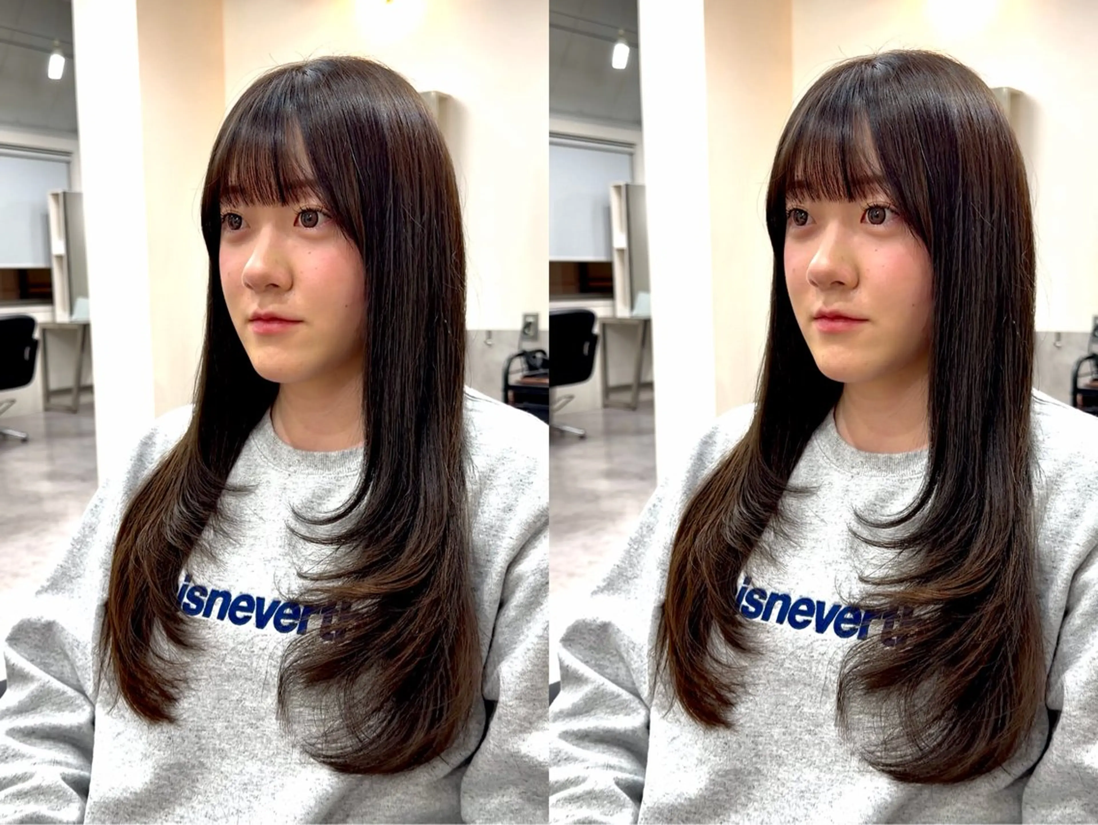 ロング カラー カット ヘアカラー トリートメント 🫧髪質改善/透明感 カラー/山中史也のヘアスタイル