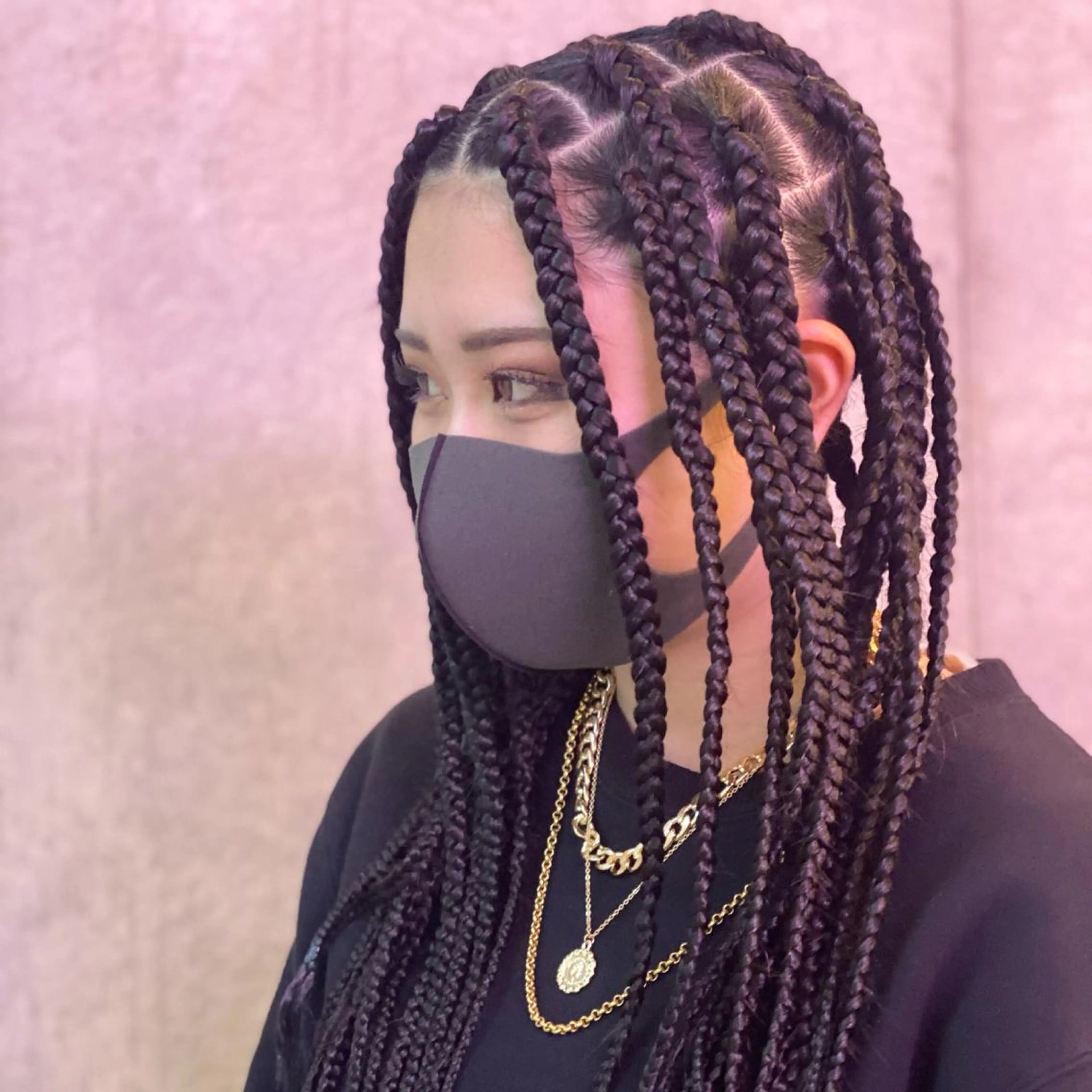 ロング カラー パーマ ヘアアレンジ キッズ ネイル マツエク・マツパ 中元 淳のヘアスタイル