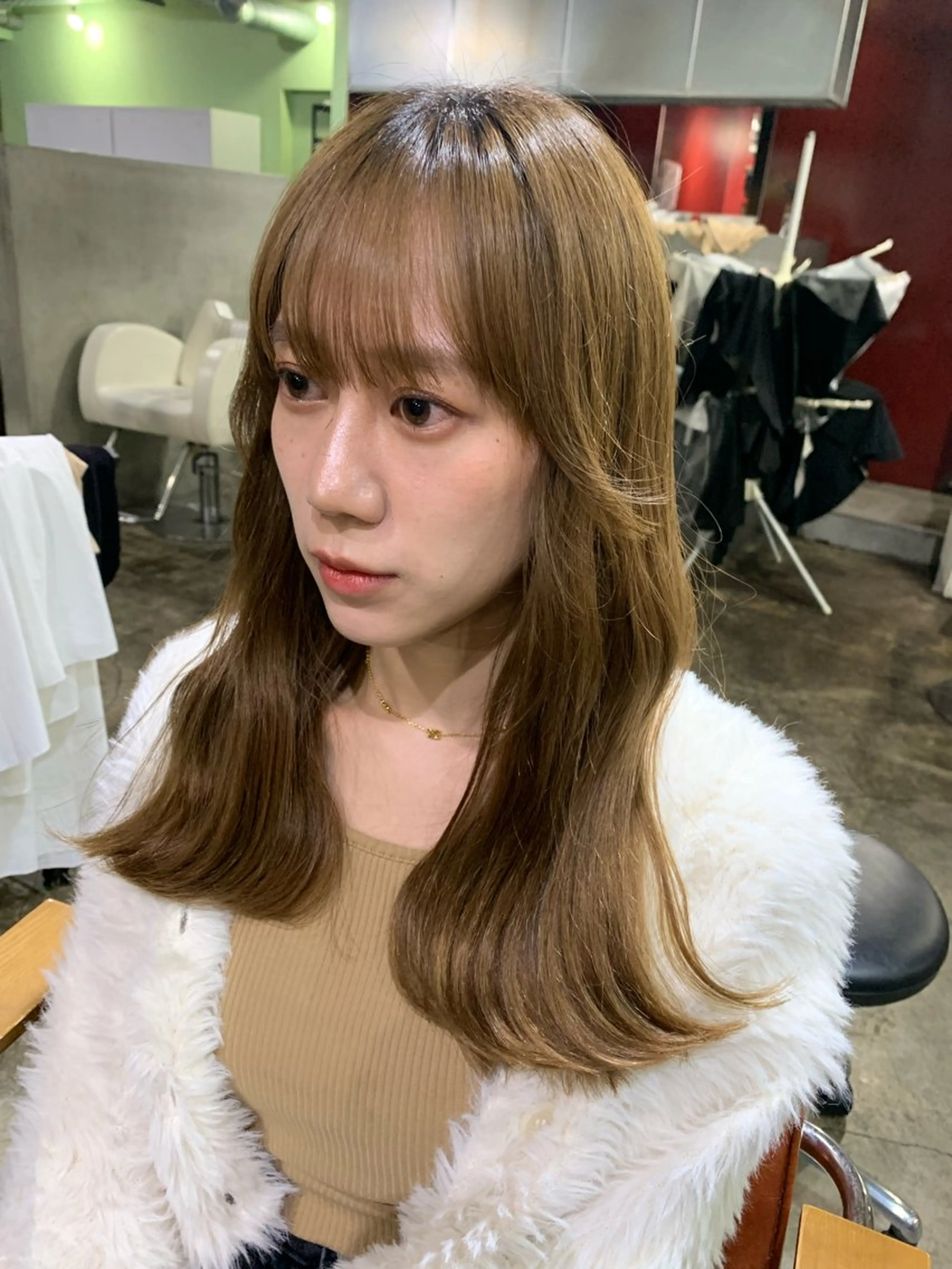 ロング 縮毛矯正/韓国ヘア /ブリーチ/ヒロのヘアスタイル