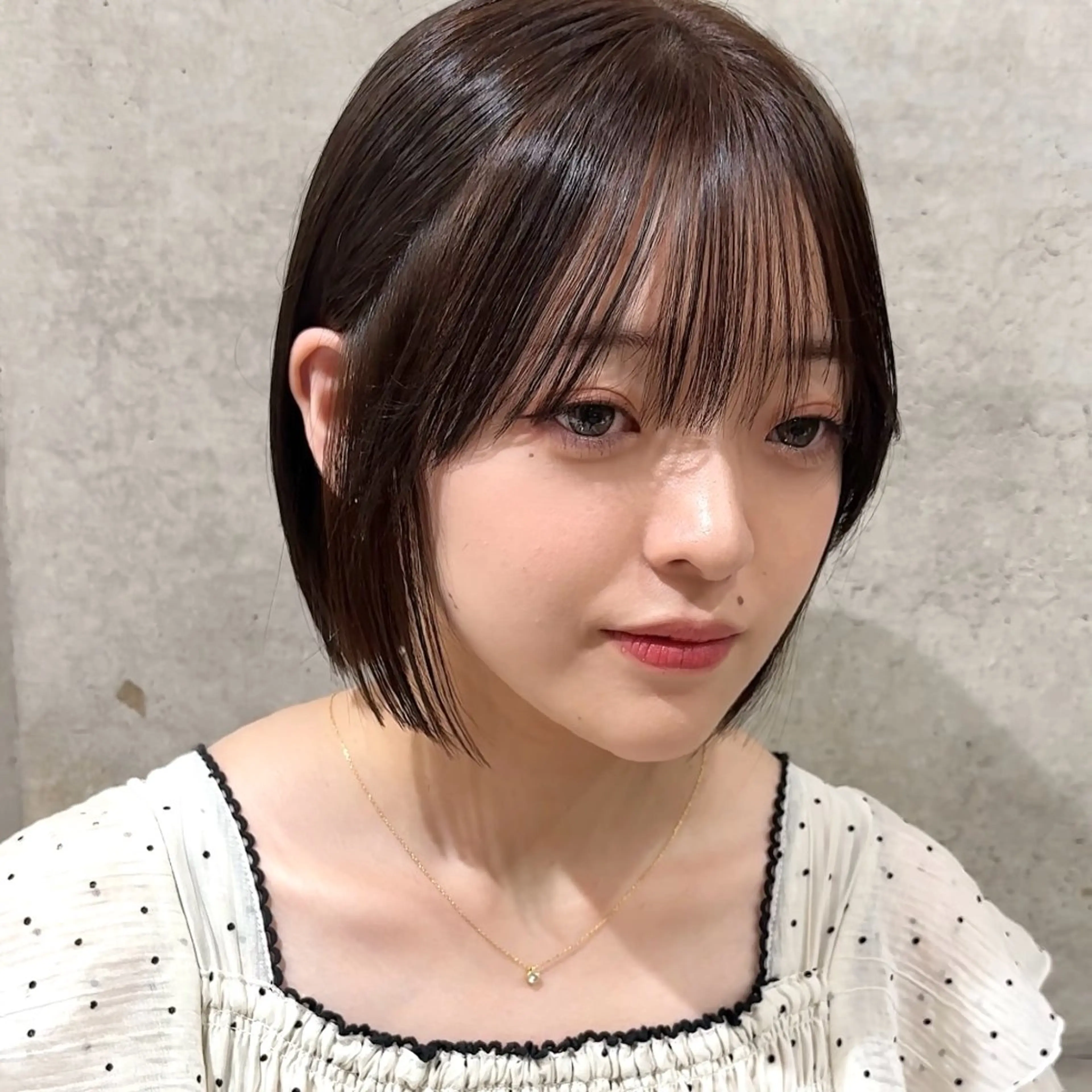 ショート カラー ボブ 髪質改善 似合わせカット 縮毛矯正 畔上 尚也のヘアスタイル