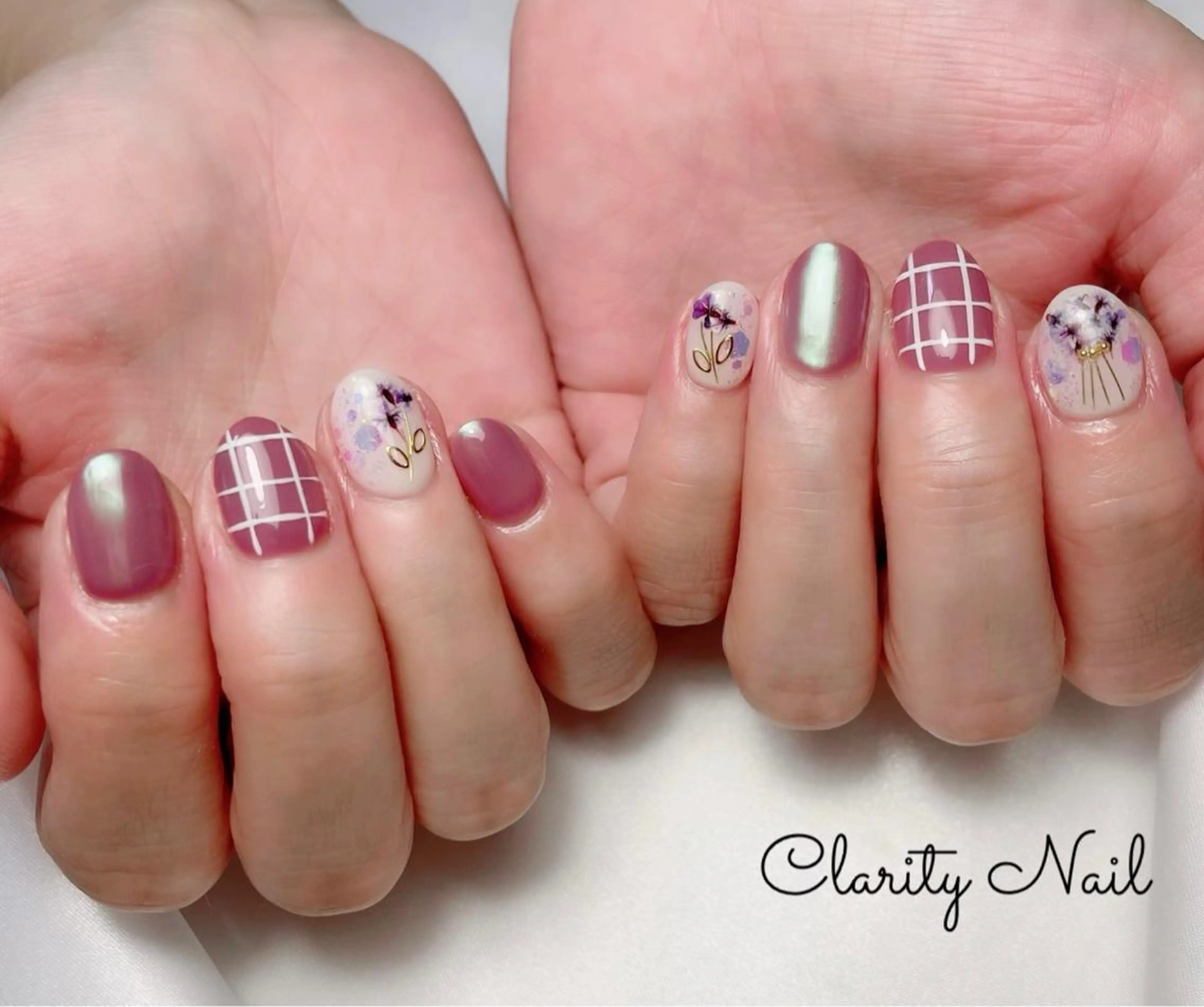 ネイル アートネイル 持ち込み ハンドネイル Clarity Nailのネイルデザイン