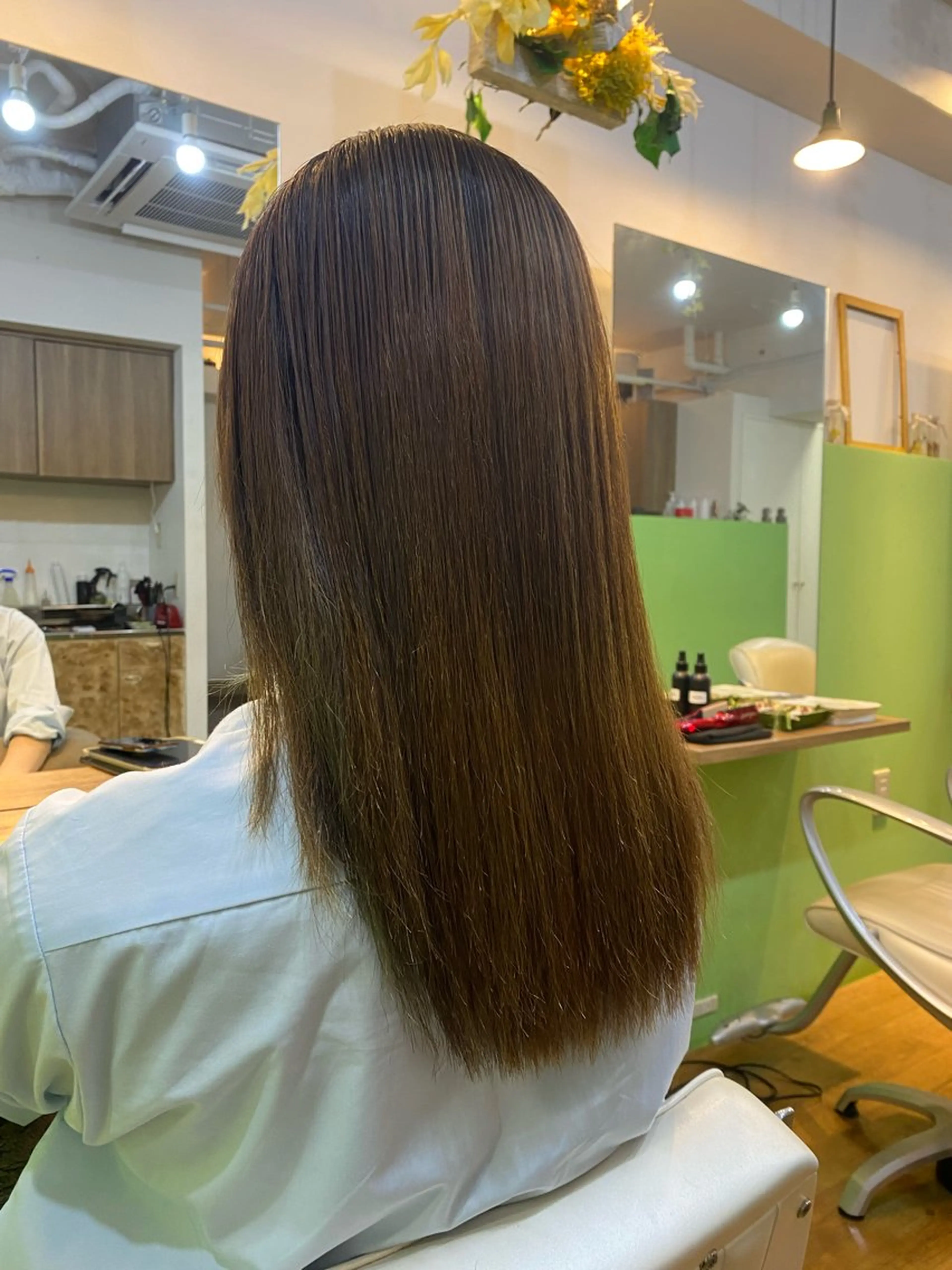 ロング 髪質改善 酸性ストレート 【エシカル】 HOSOMIのヘアスタイル