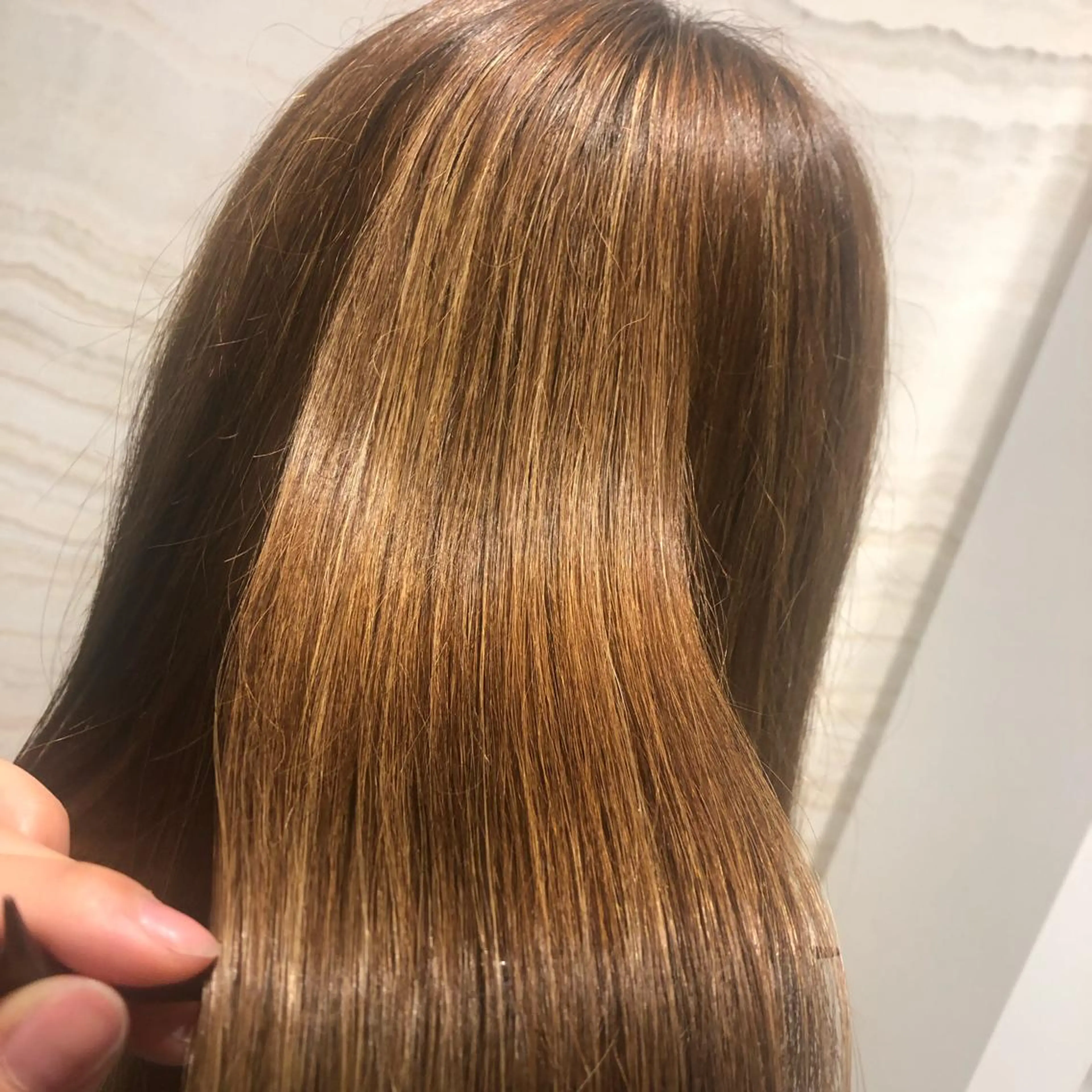 ロング カラー パーマ TSUNA 🌙 Lim 五反田のマツエク・マツパデザイン