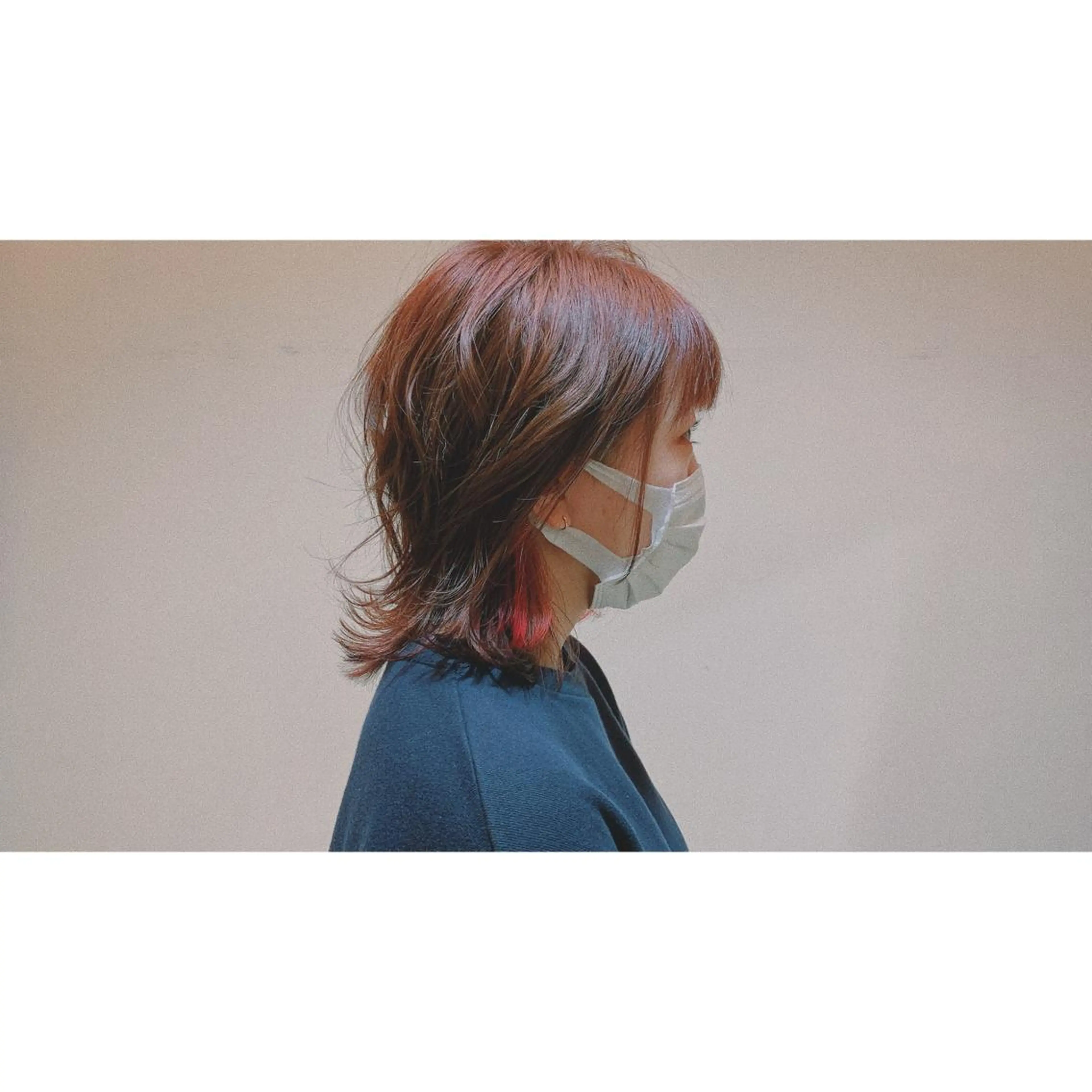 ミディアム カラー カット トリートメント 齊藤 賢祐のヘアスタイル