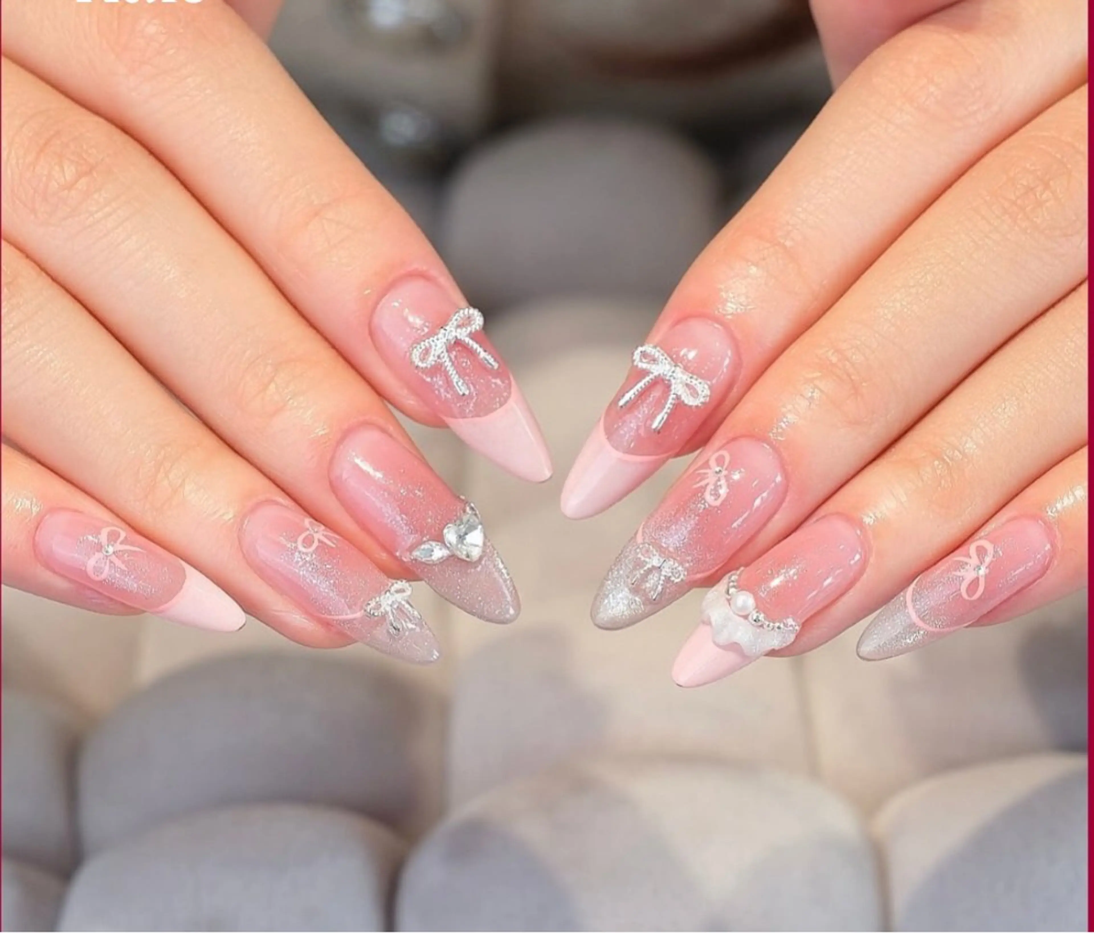 ネイル アートネイル ジェルネイル グラデーション マグネットネイル ニュアンスネイル ハンドネイル Ryu nail studioのネイルデザイン