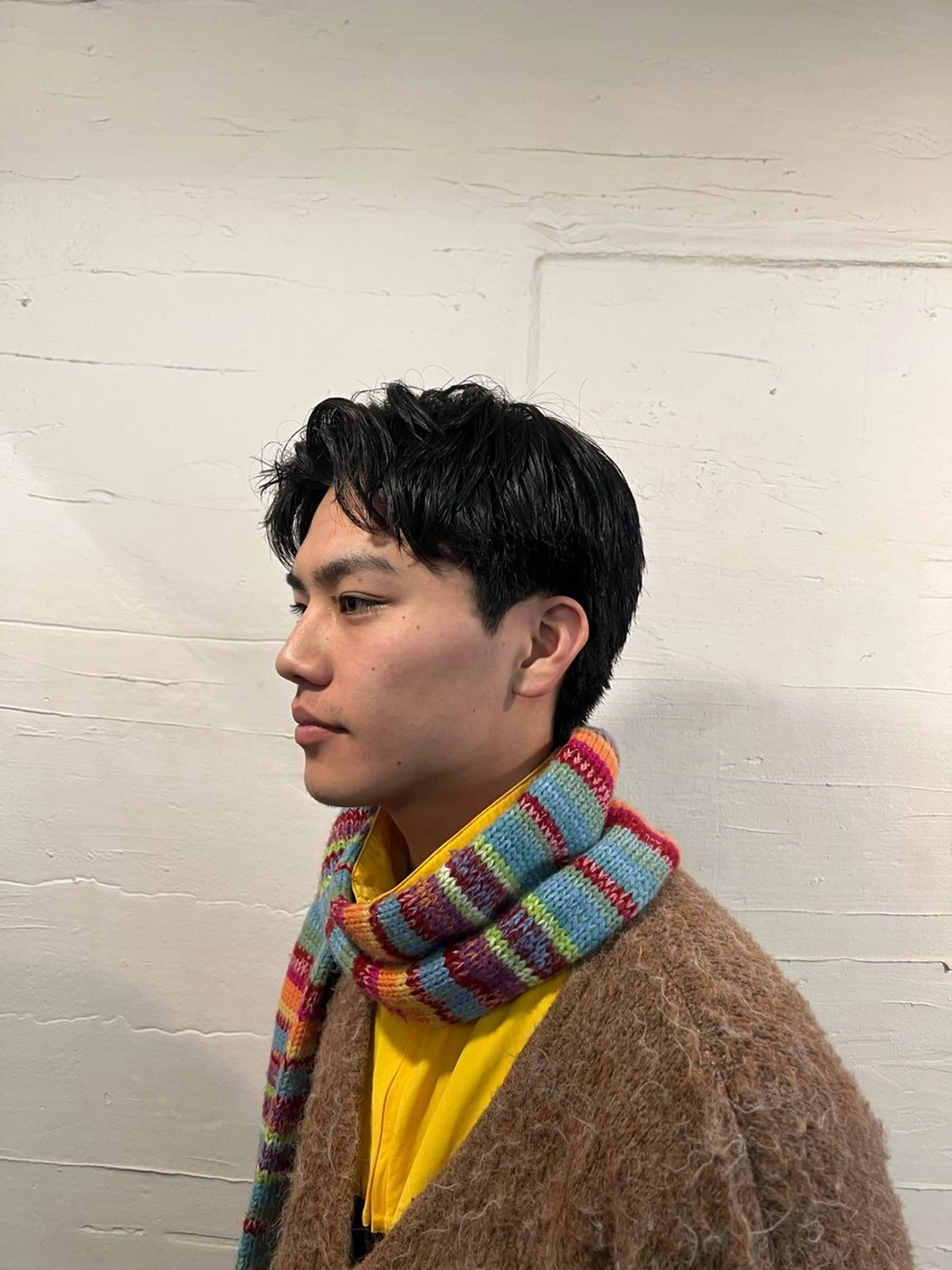 ショート メンズ 稲村 獅童のヘアスタイル