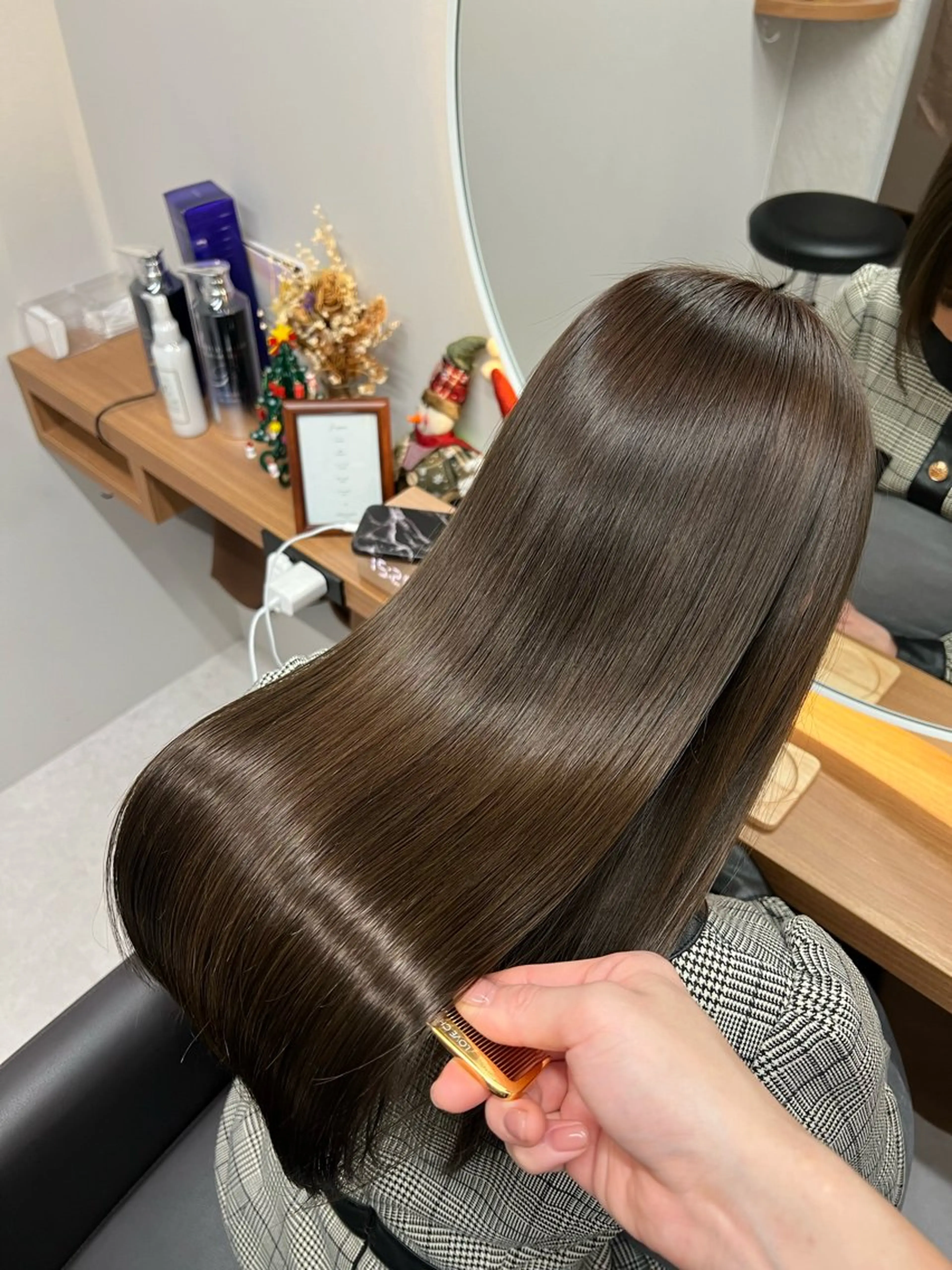 ロング 縮毛矯正 当日予約OK⭕️ 佐藤太一のヘアスタイル