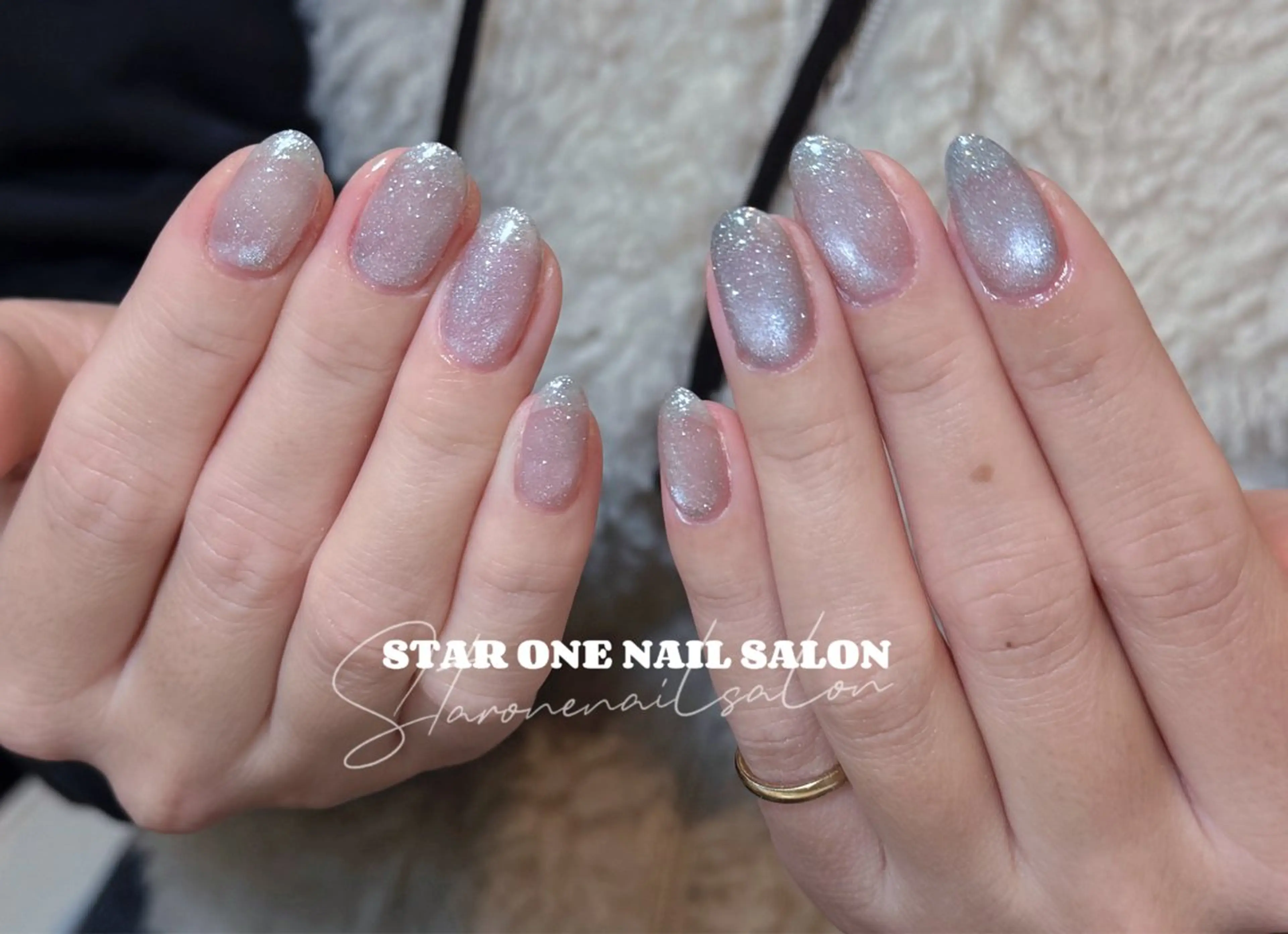 ネイル ハンドネイル 星 あみのネイルデザイン