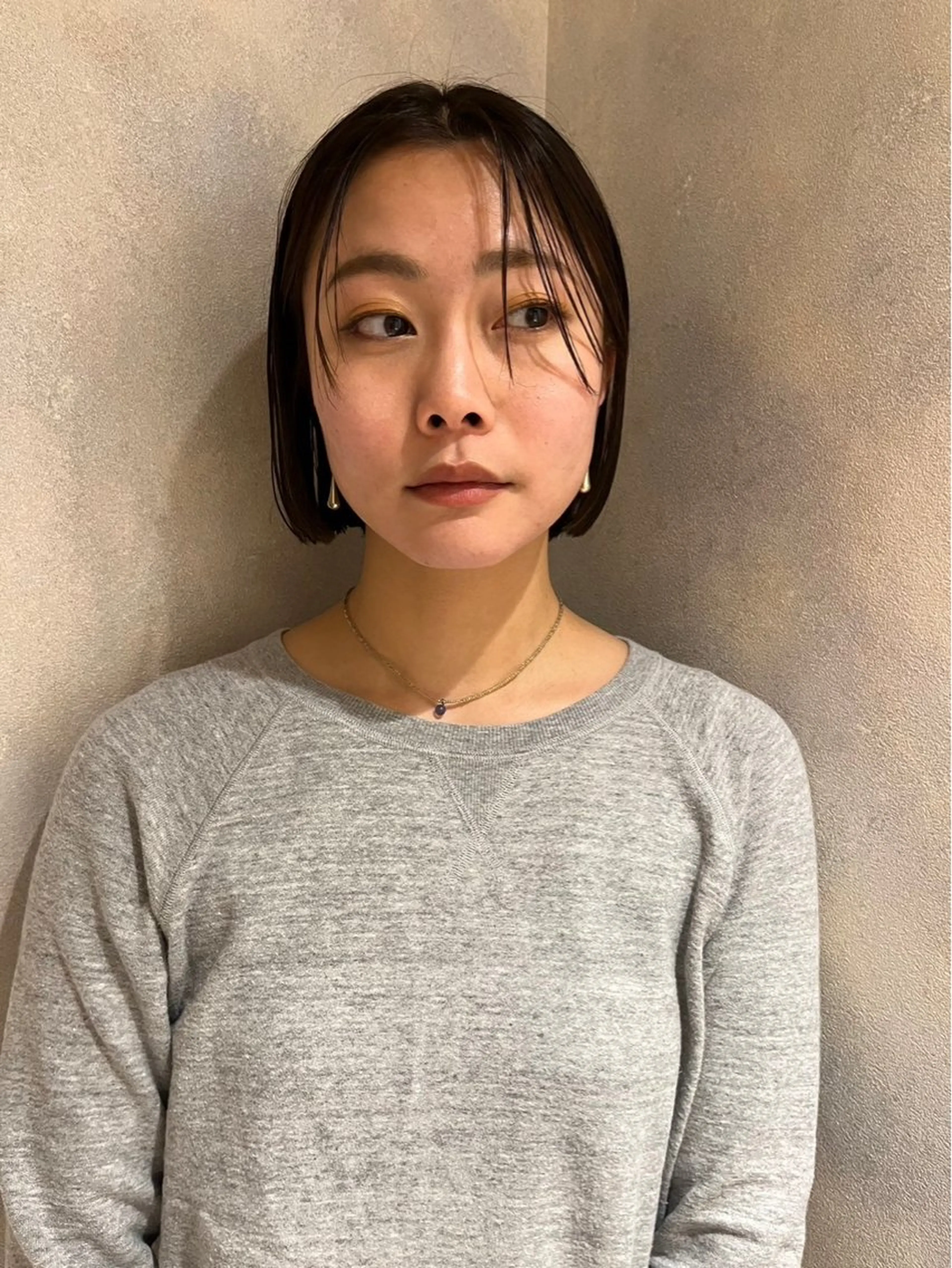 ミディアム カット アレンジ/縮毛矯正 FACE。ゆのんのヘアスタイル