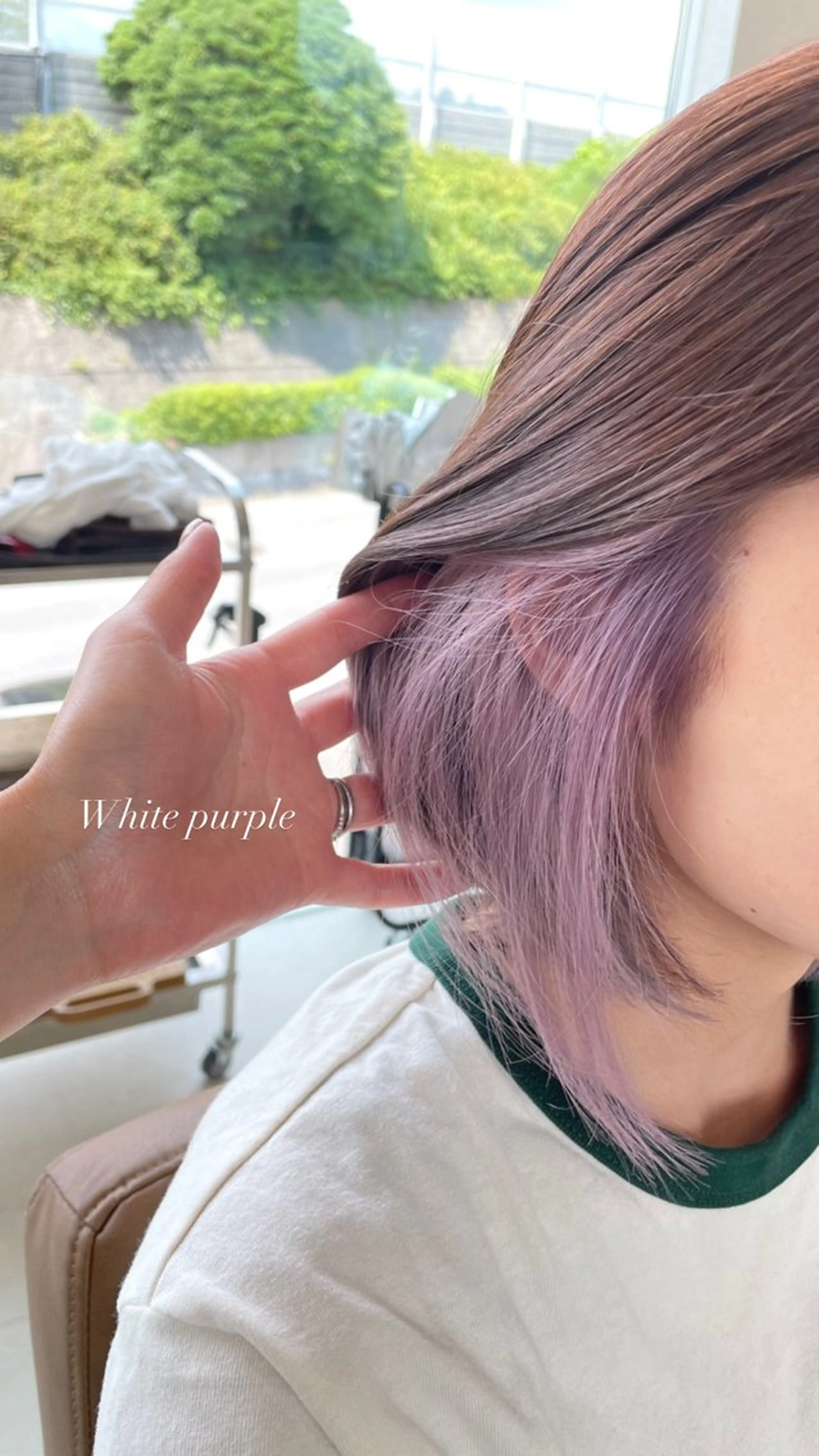 ミディアム ヘアカラー 鈴木 妃帆未のヘアスタイル