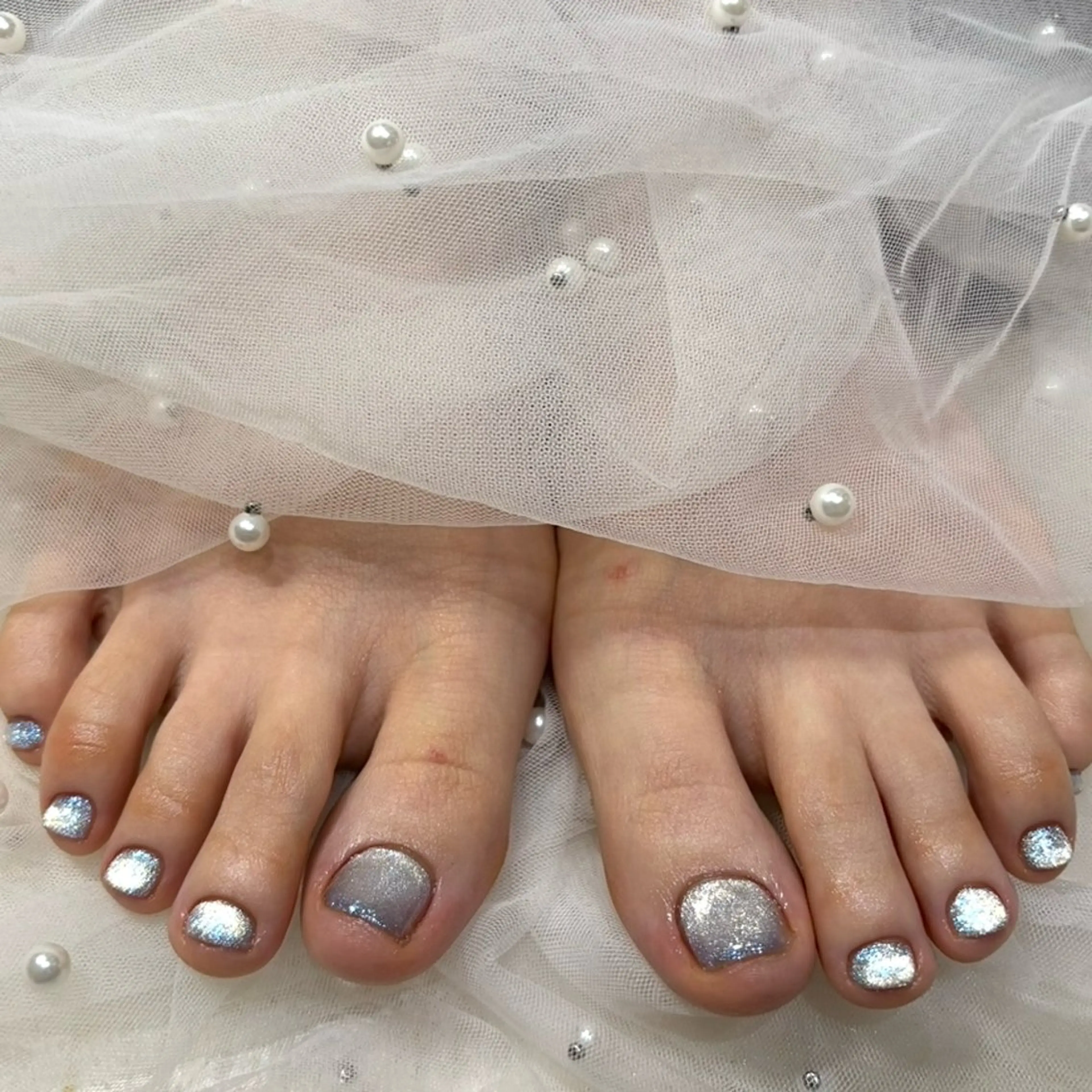 ネイル フットネイル Nami ‧₊💎.*˚のネイルデザイン