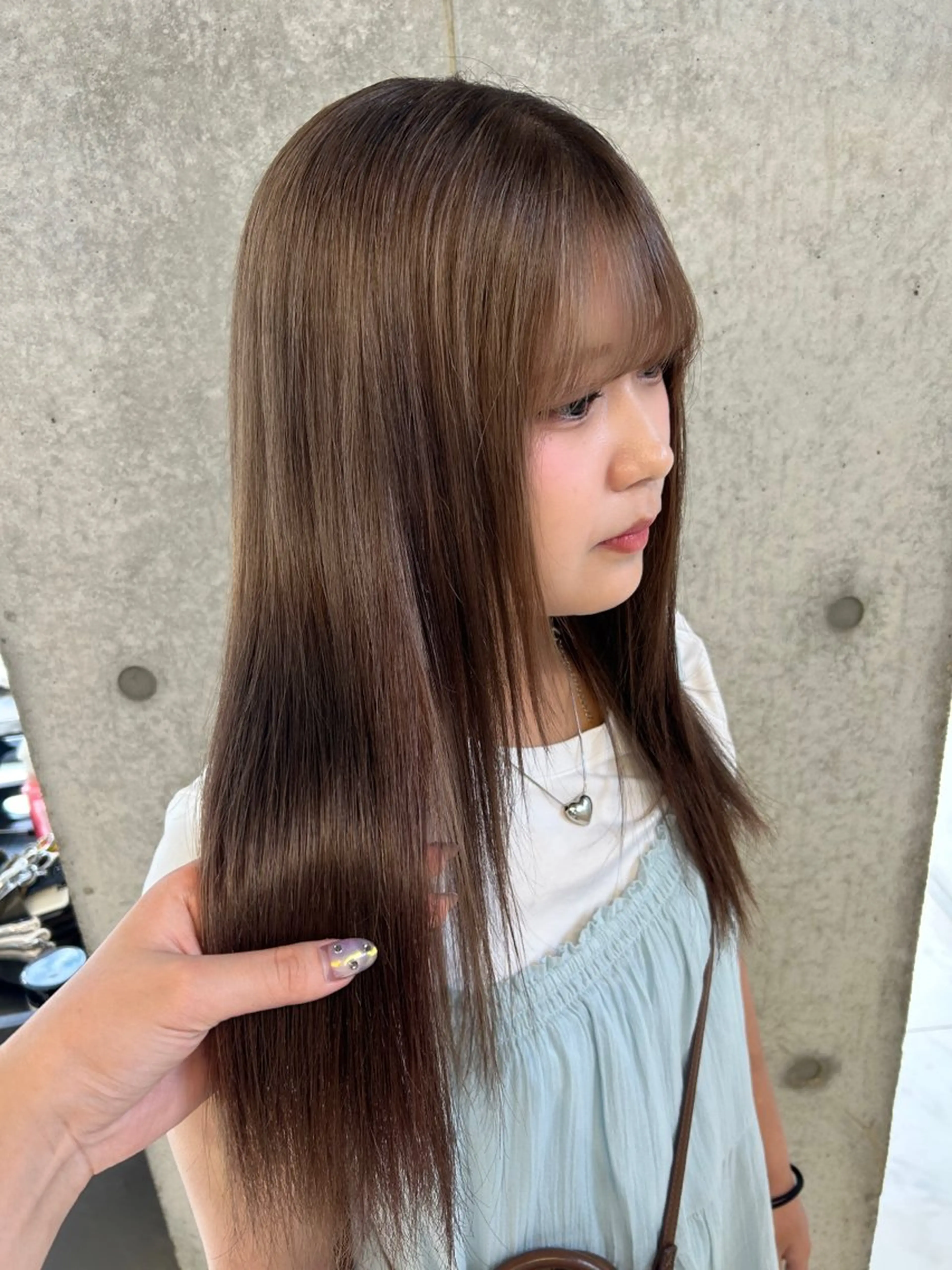 ロング トリートメント ヘアカラー ️💜akari💜 ハイトーン/レイヤーのヘアスタイル