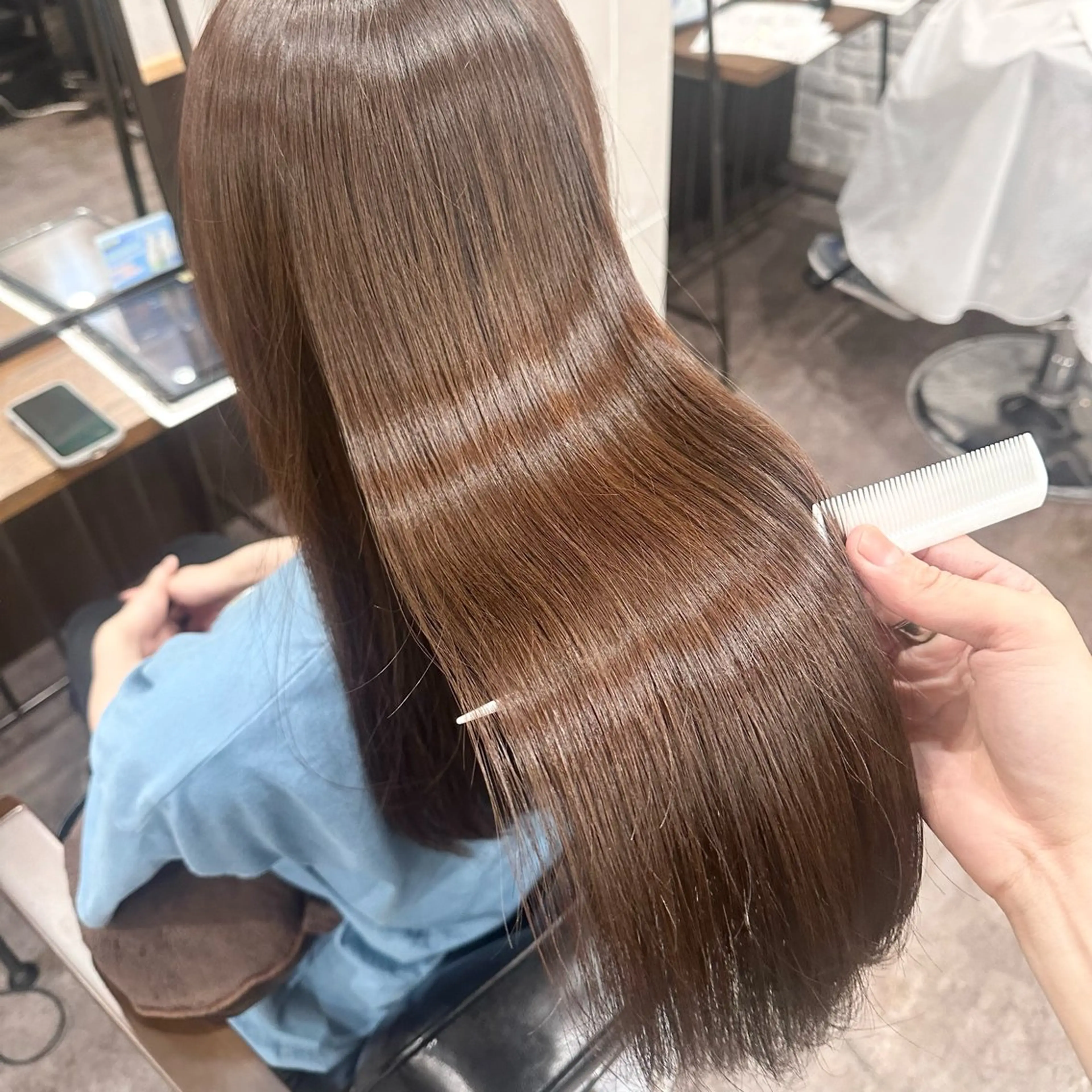 ロング 髪質改善 トリートメント トリートメント 💖透明感カラー HAYATO💖のヘアスタイル