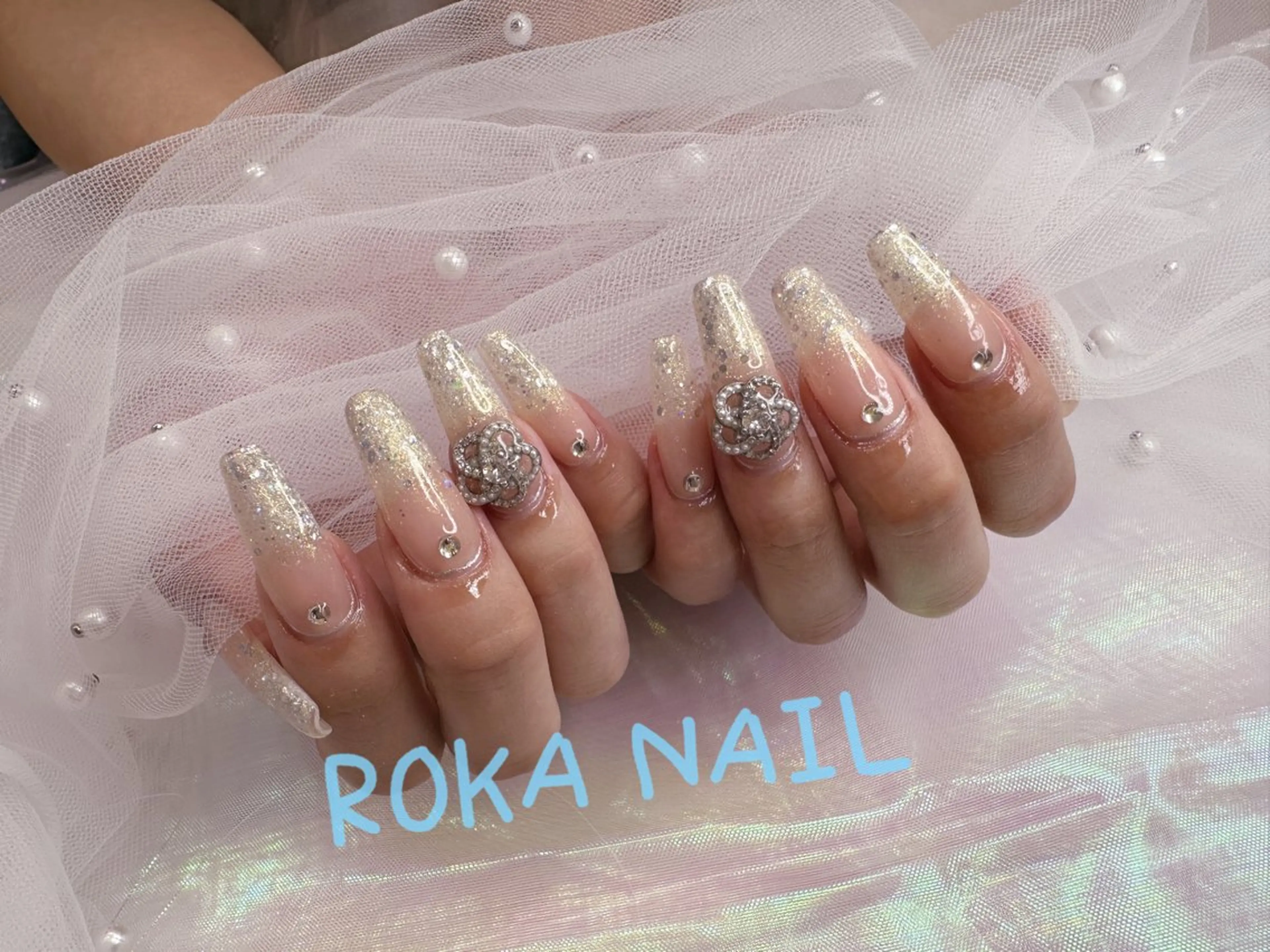 ネイル ハンドネイル 長さだし専門店 ROKANAILのネイルデザイン