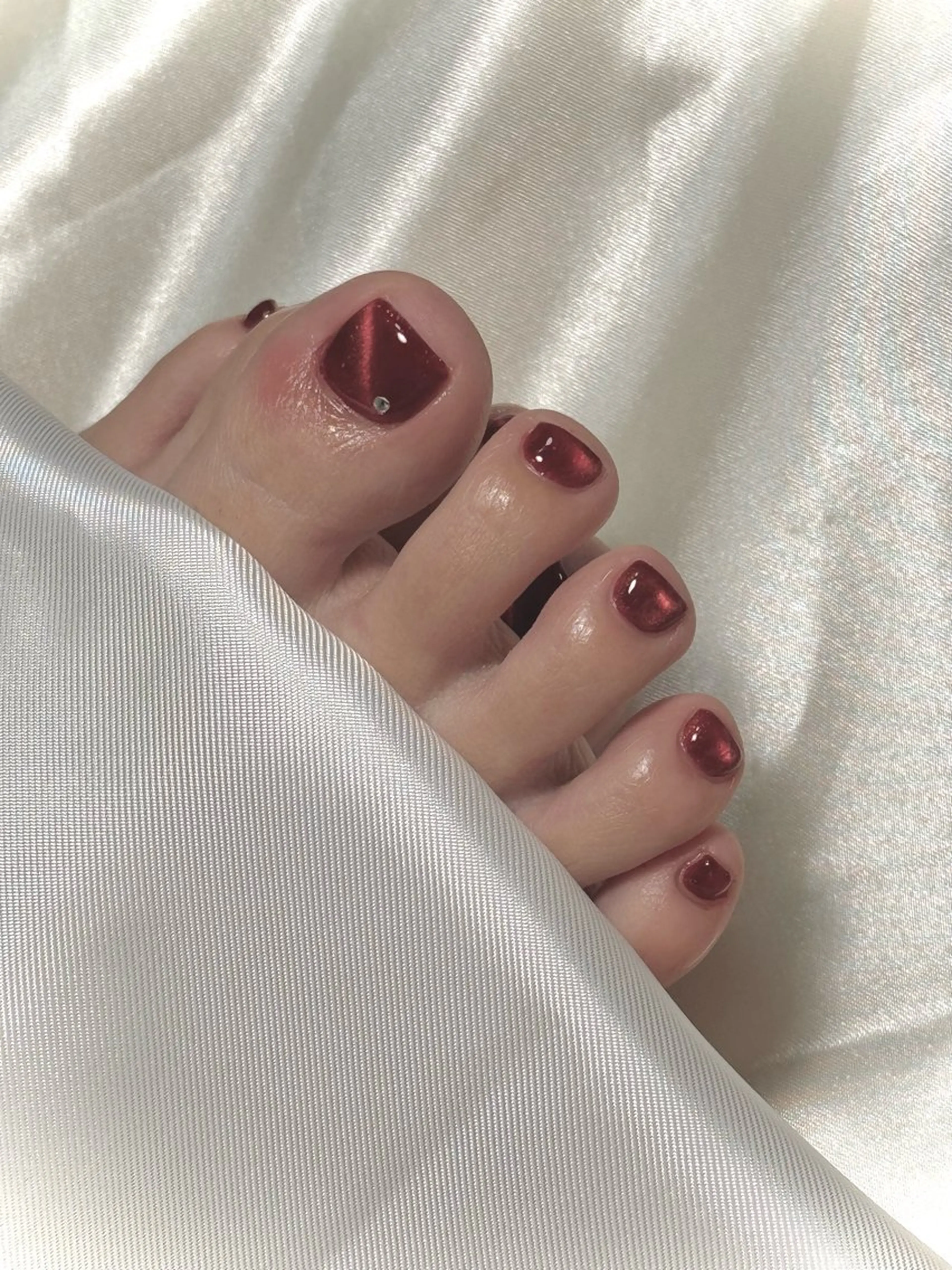 フットネイル🦶マグネット/フラッシュ/ミラー【オフ有】初回オフ無料✨の写真