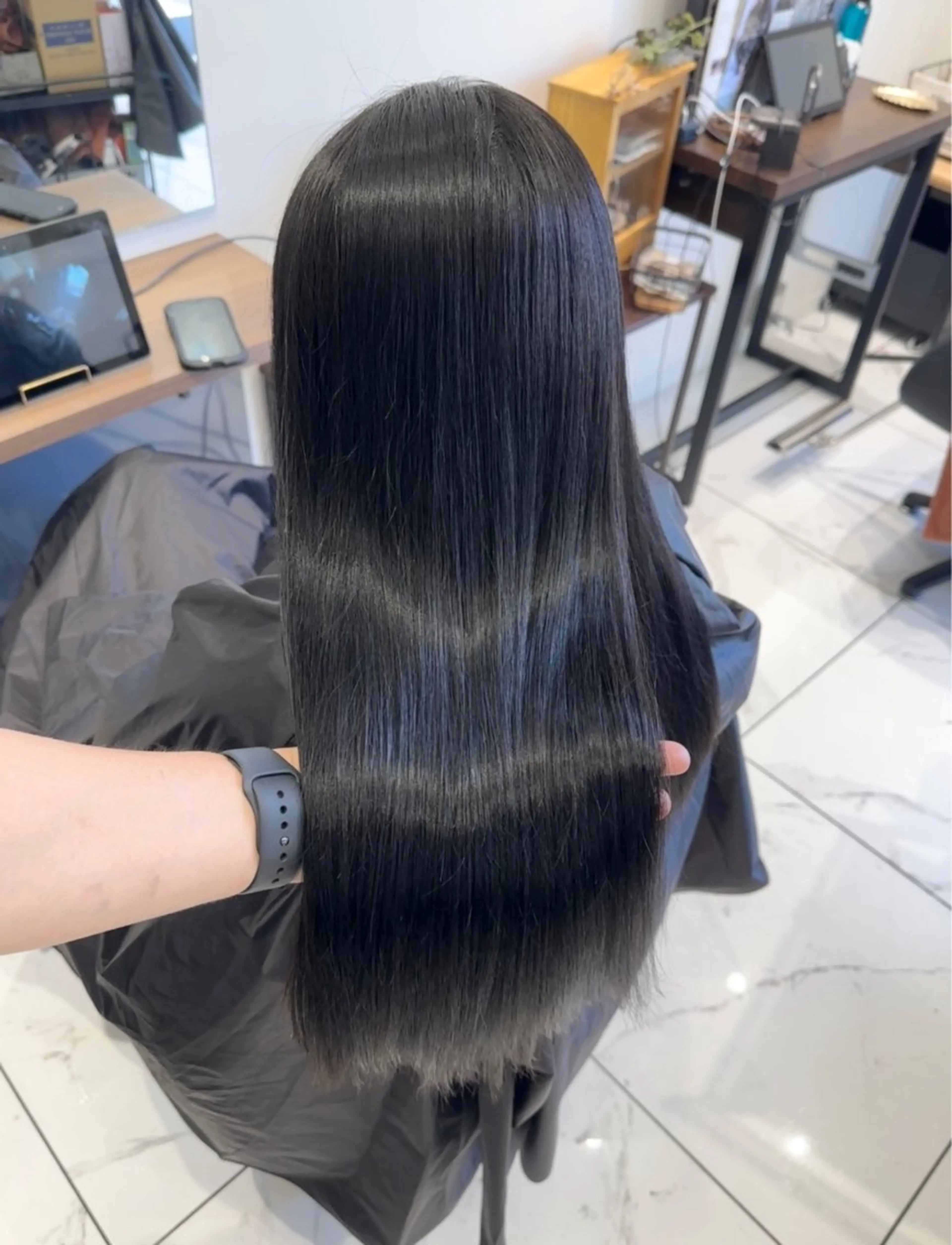 ロング レイヤーカット トリートメント トリートメント ノンダメージ髪質改善 カラー💎/KURAのヘアスタイル