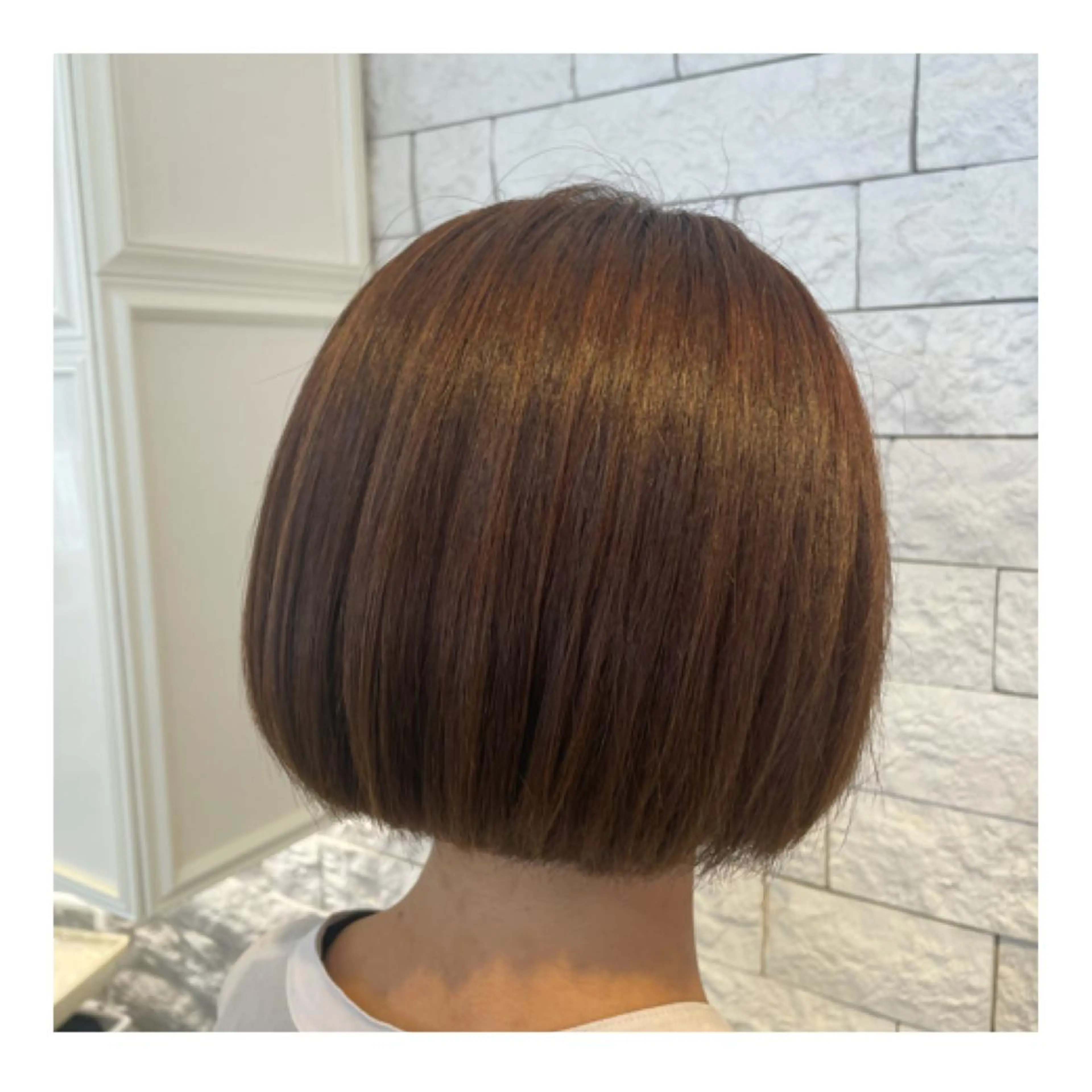 カラー ベージュカラー ハイライトカラー BiBi  藪 菜月のヘアスタイル