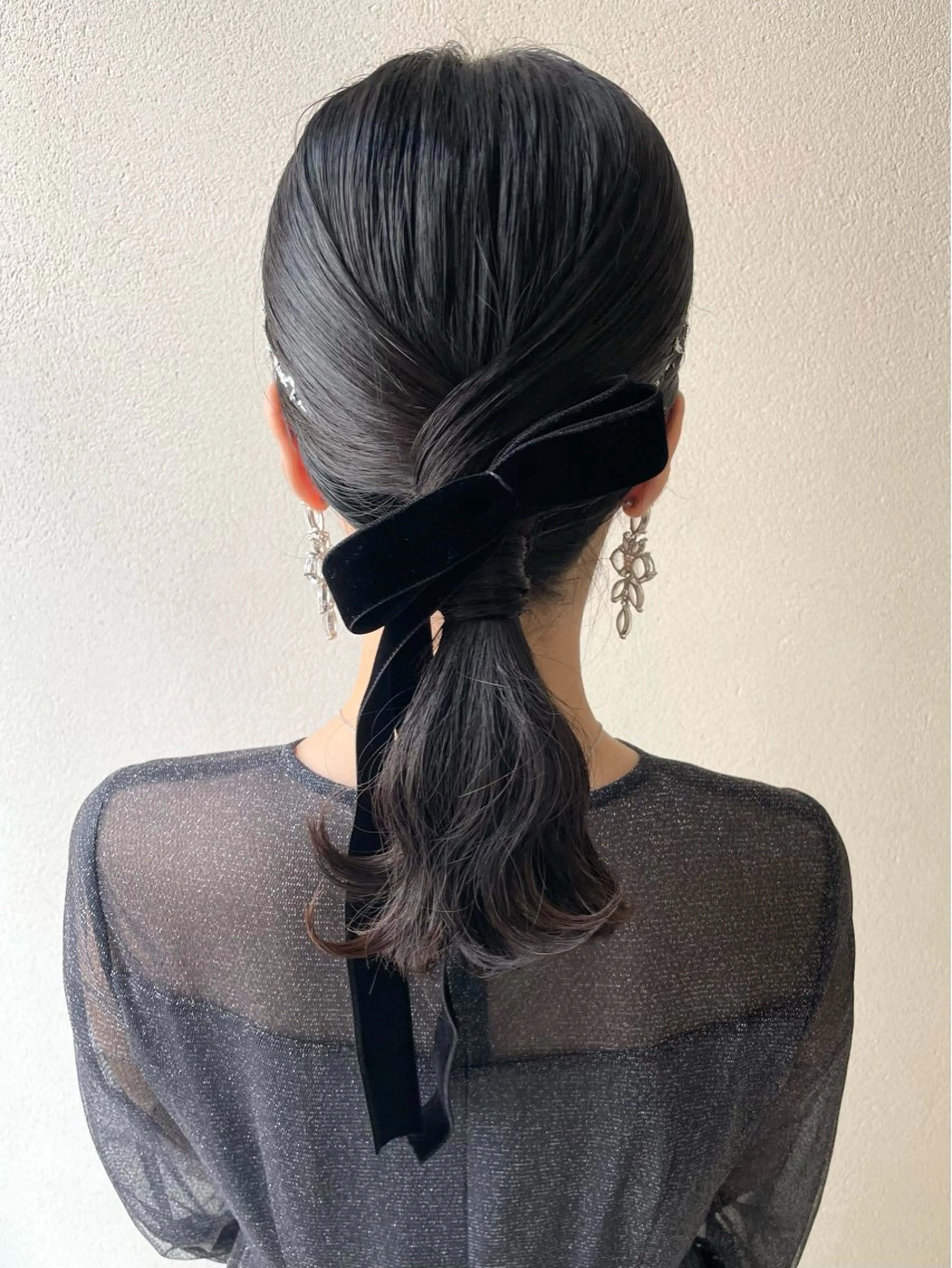 セミロング ヘアアレンジ ヘアセット 沢田 瞳のヘアスタイル