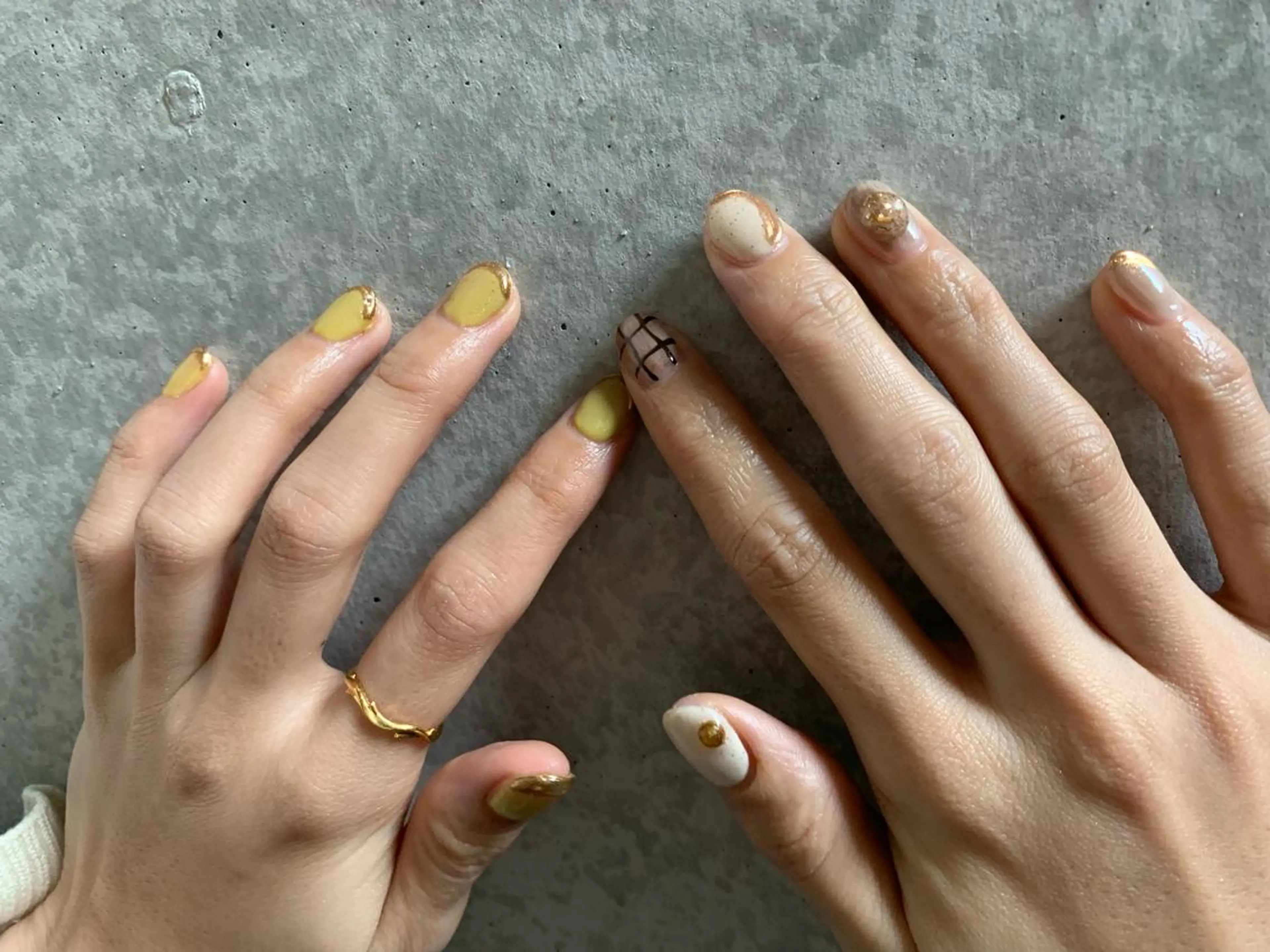 ネイル 持ち込み マキノ ユイのネイルデザイン