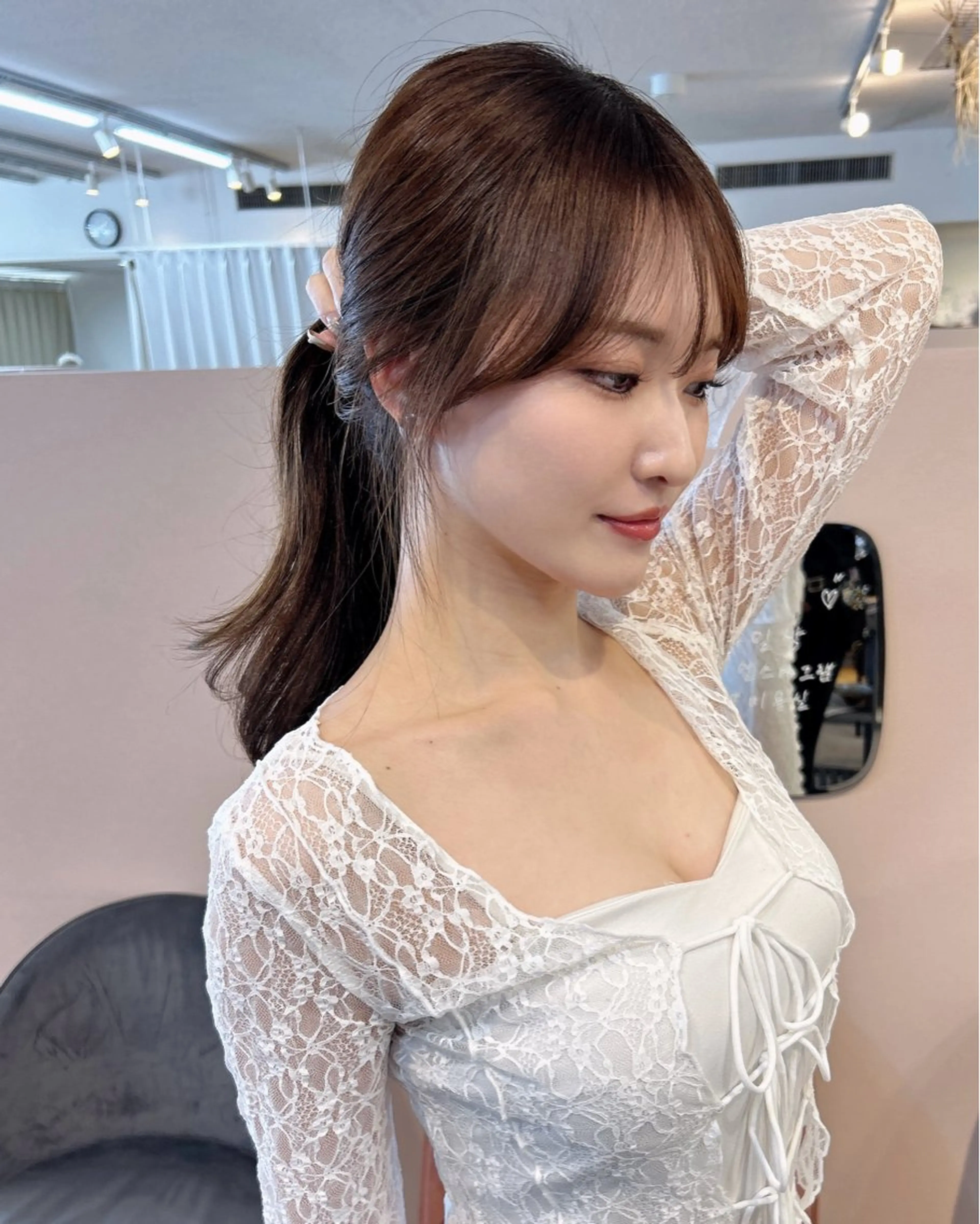 ロング カット ヘアカラー トリートメント 韓国ヘア 澤田 賢のヘアスタイル