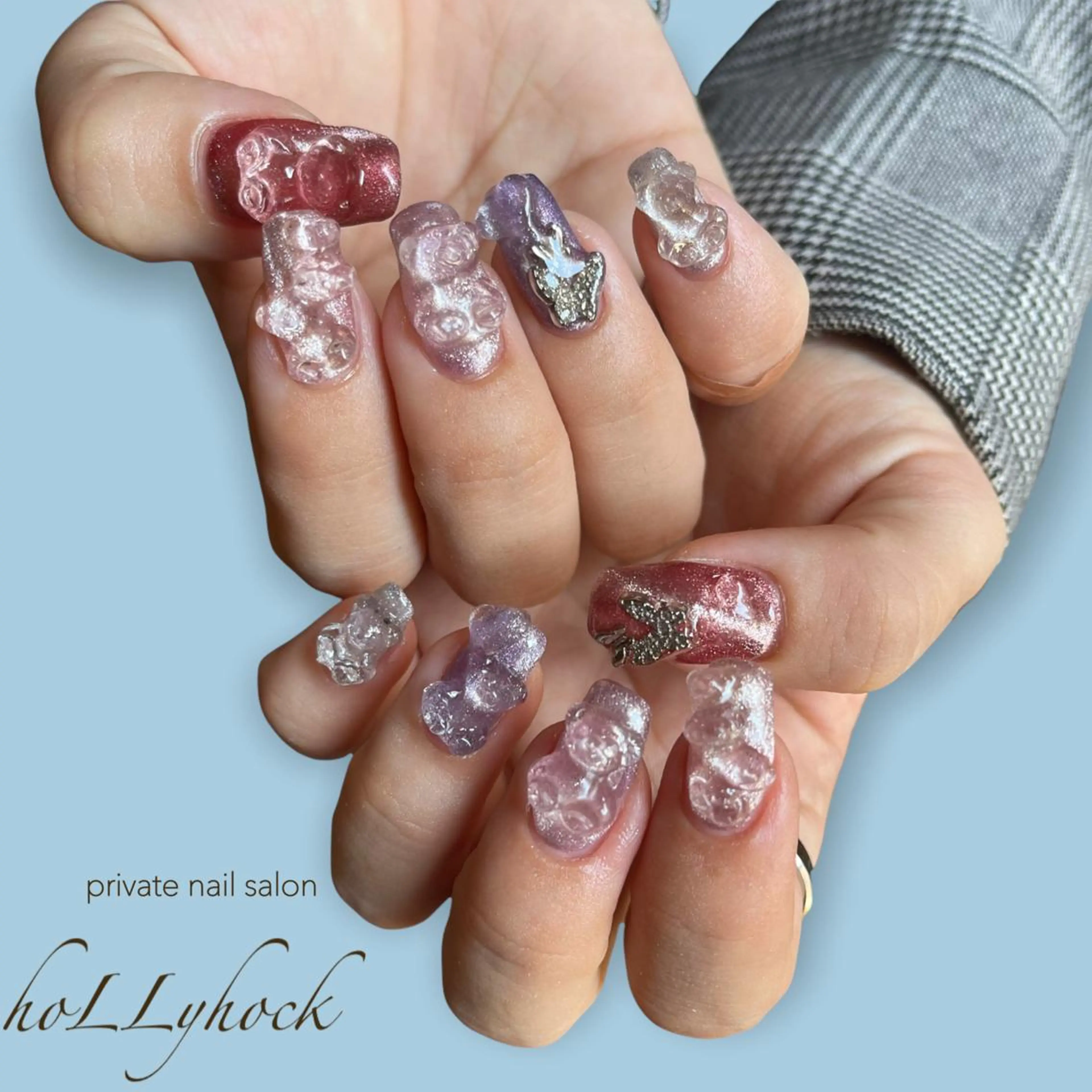 ネイル nail salon hoLLyhockのネイルデザイン