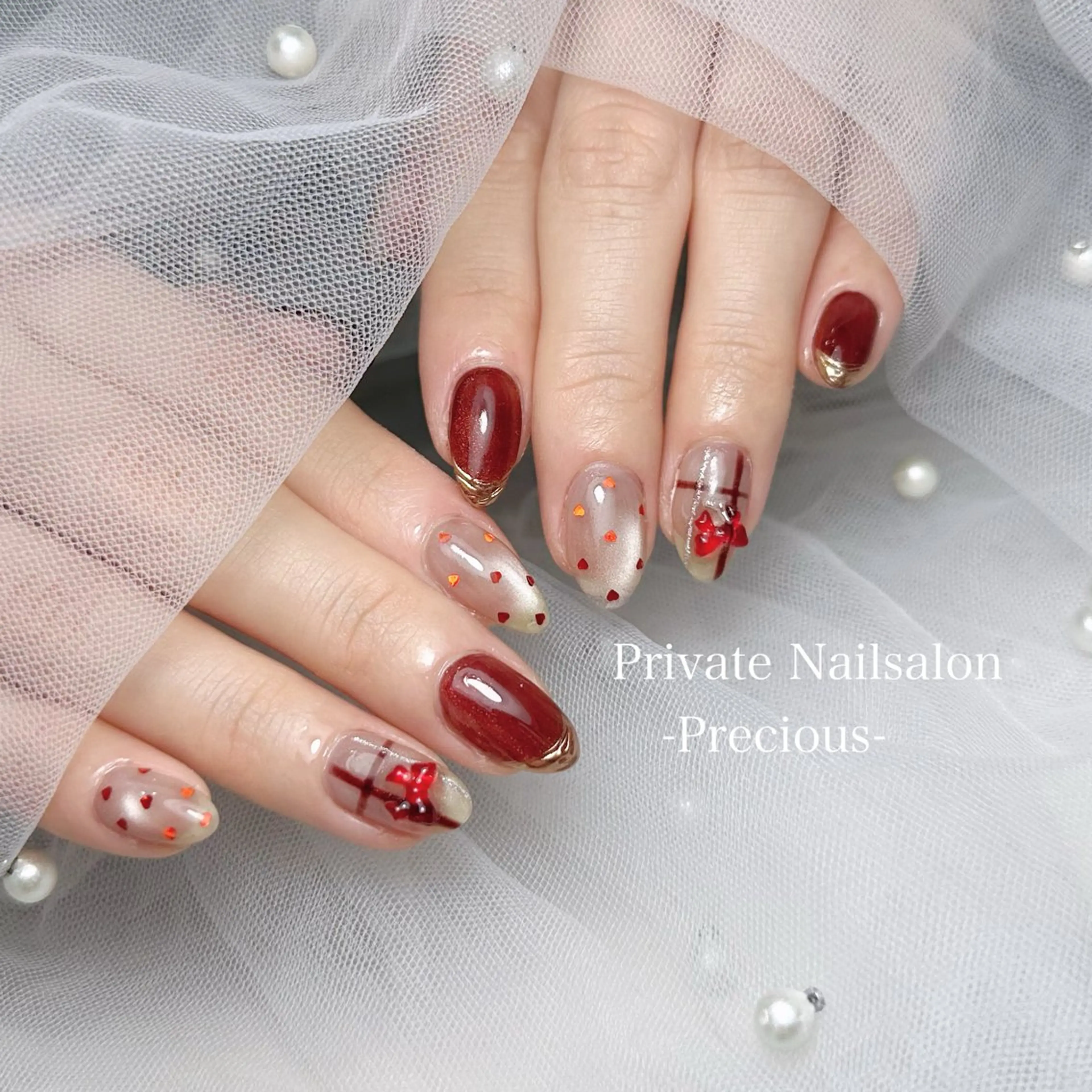 ネイル ハンドネイル Precious *･゜のネイルデザイン
