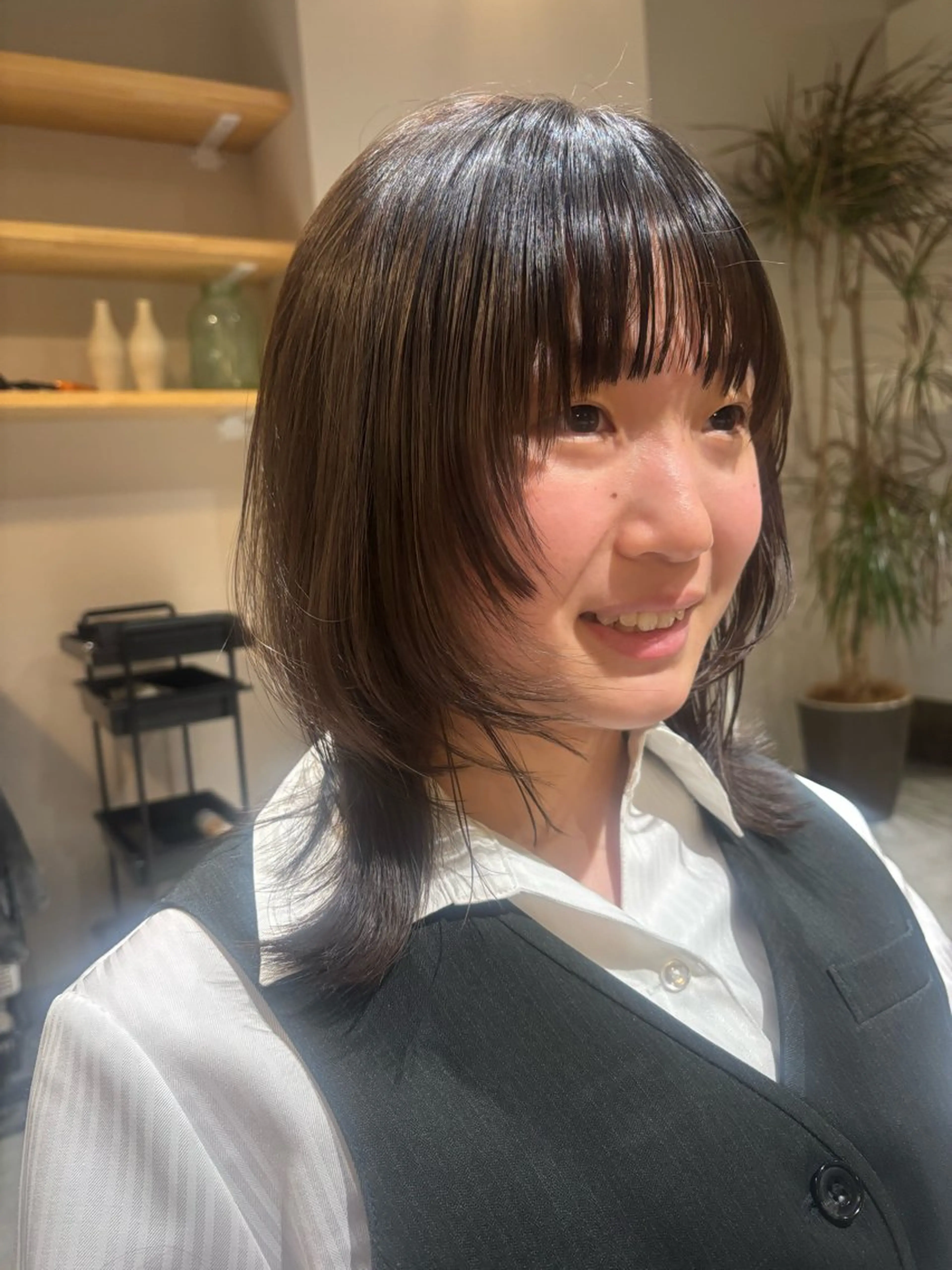 ミディアム レイヤーカット 鳥栖美容室/nir. 美優/ミユのヘアスタイル