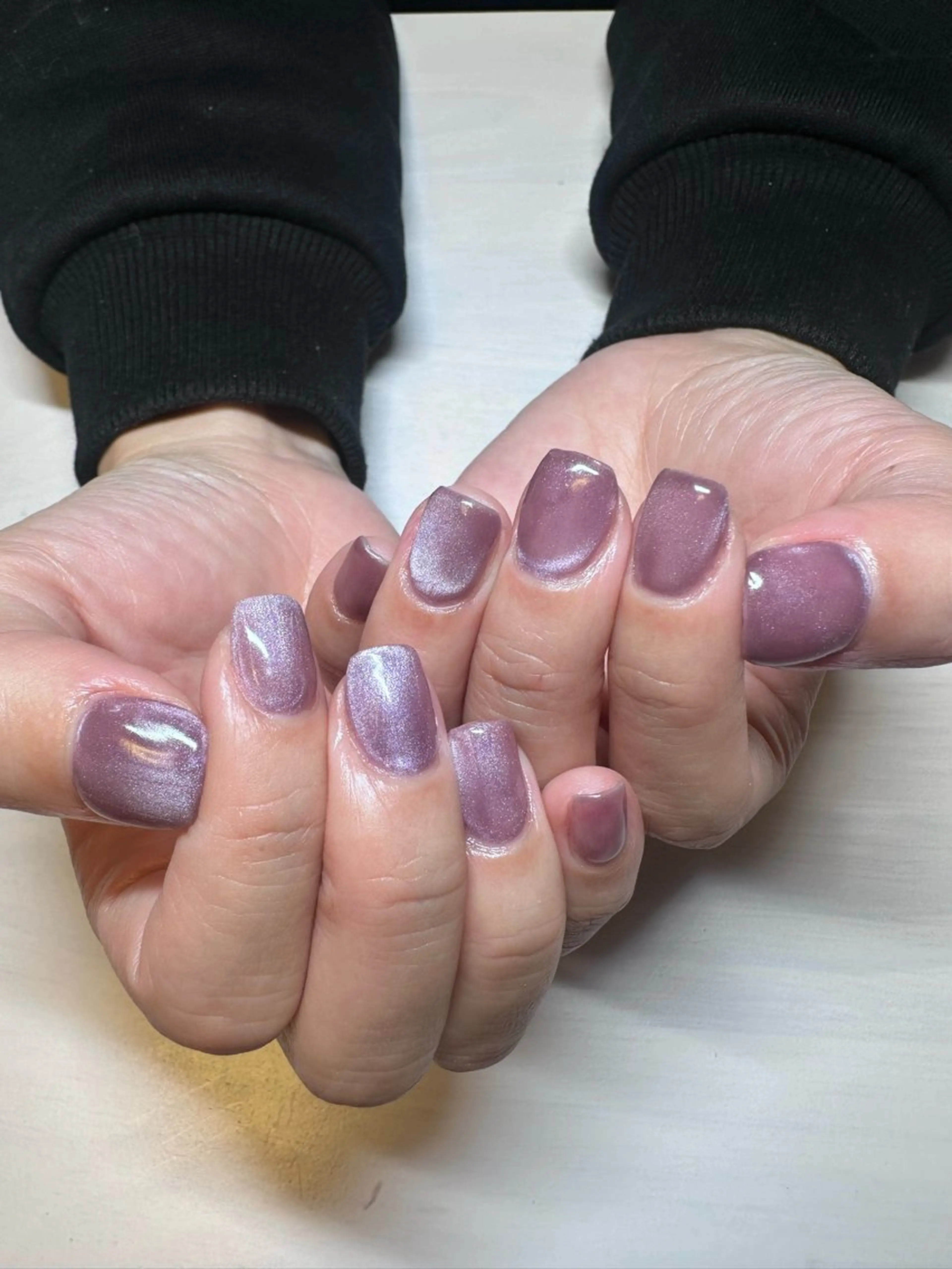 ネイル マグネットネイル ワンカラーネイル Y. chihoのネイルデザイン