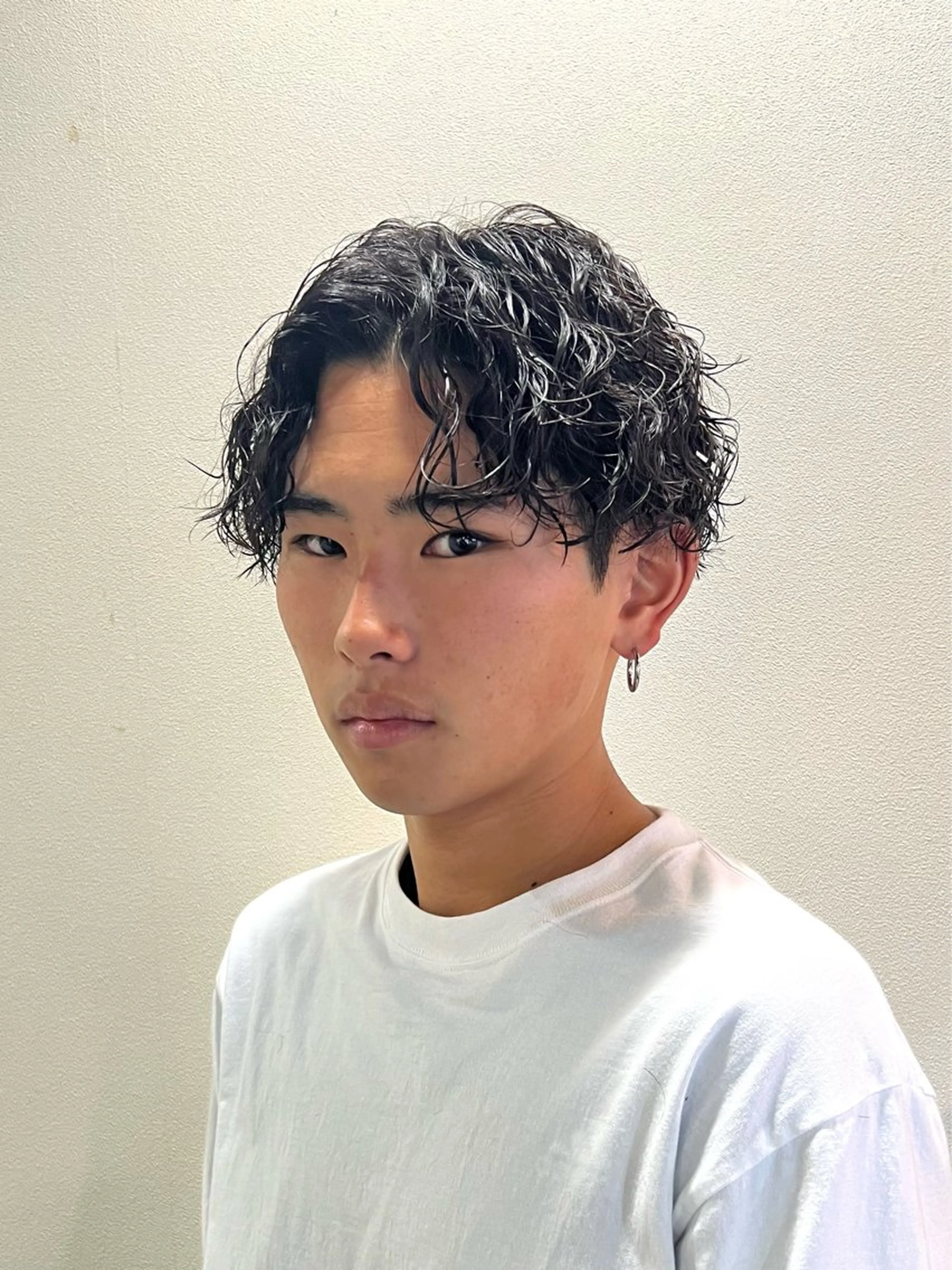 【MEN'S】【初回限定】メンズカット+ケア付きツイストスパイラルパーマ【シャンプー付き】の写真