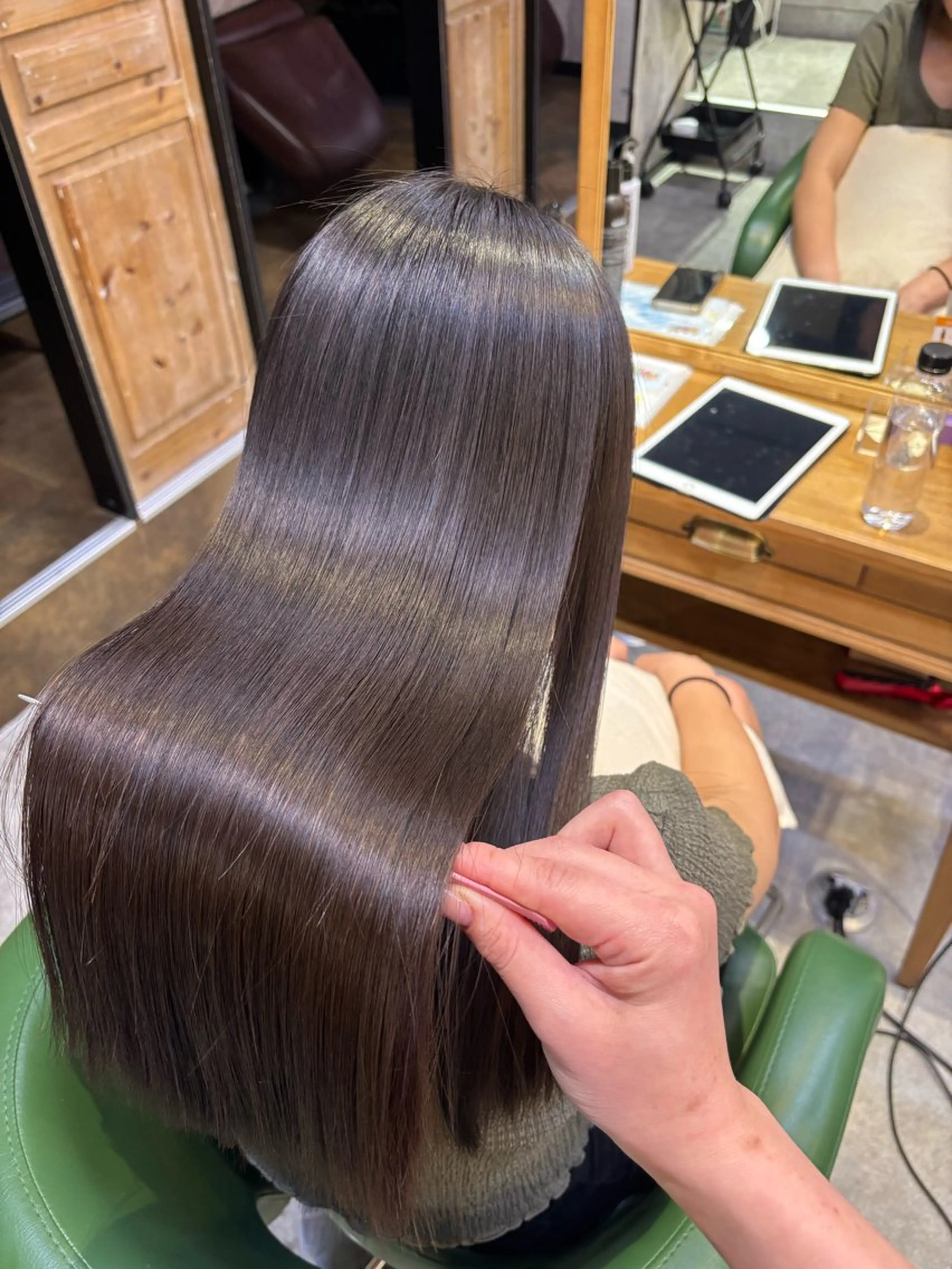 ロング カット 縮毛矯正 トリートメント 【縮毛矯正特化】 kyokaのヘアスタイル