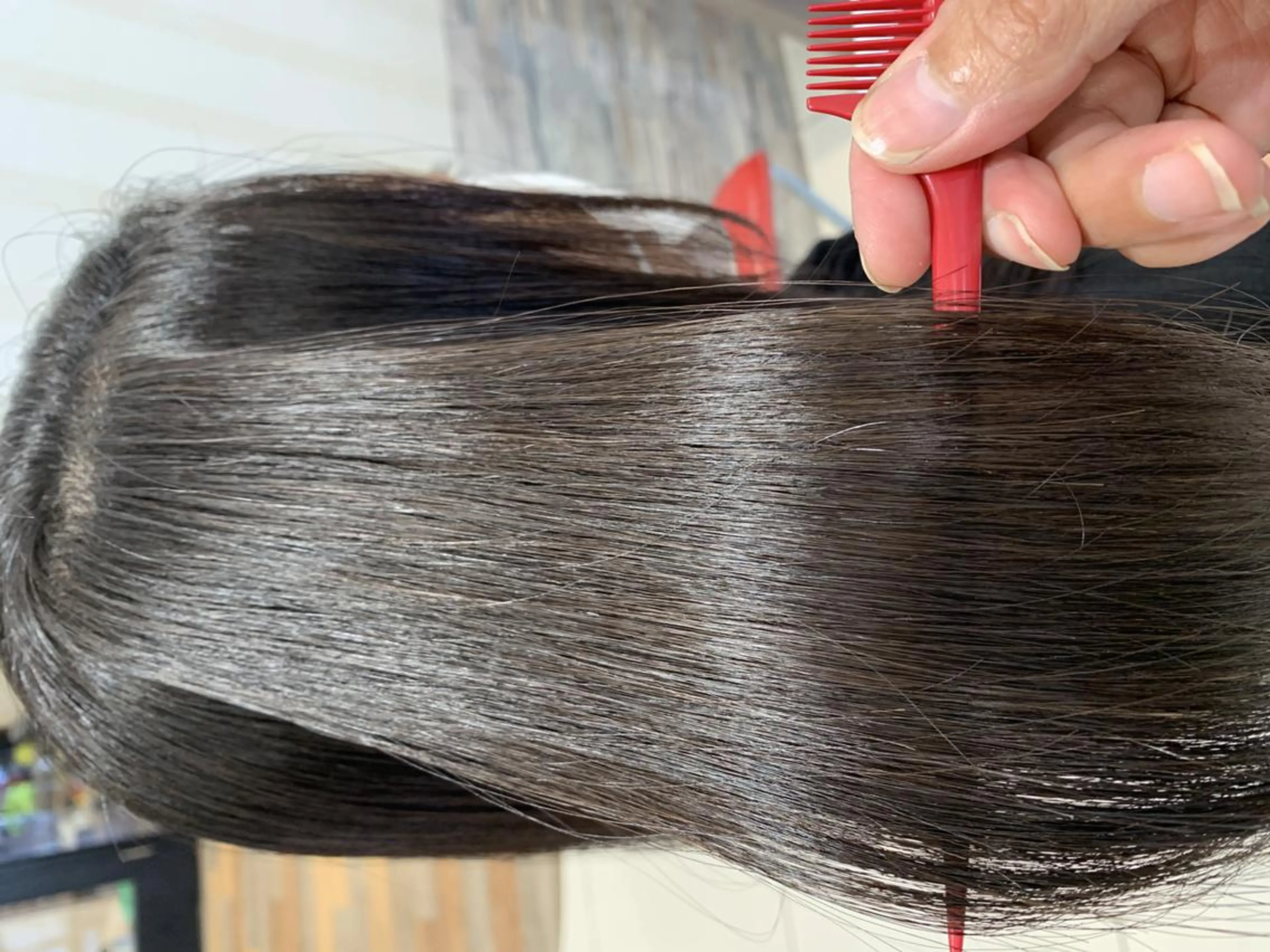 ロング パーマ ストレートパーマ EARTH稲毛店所属・片山 果美のヘアスタイル