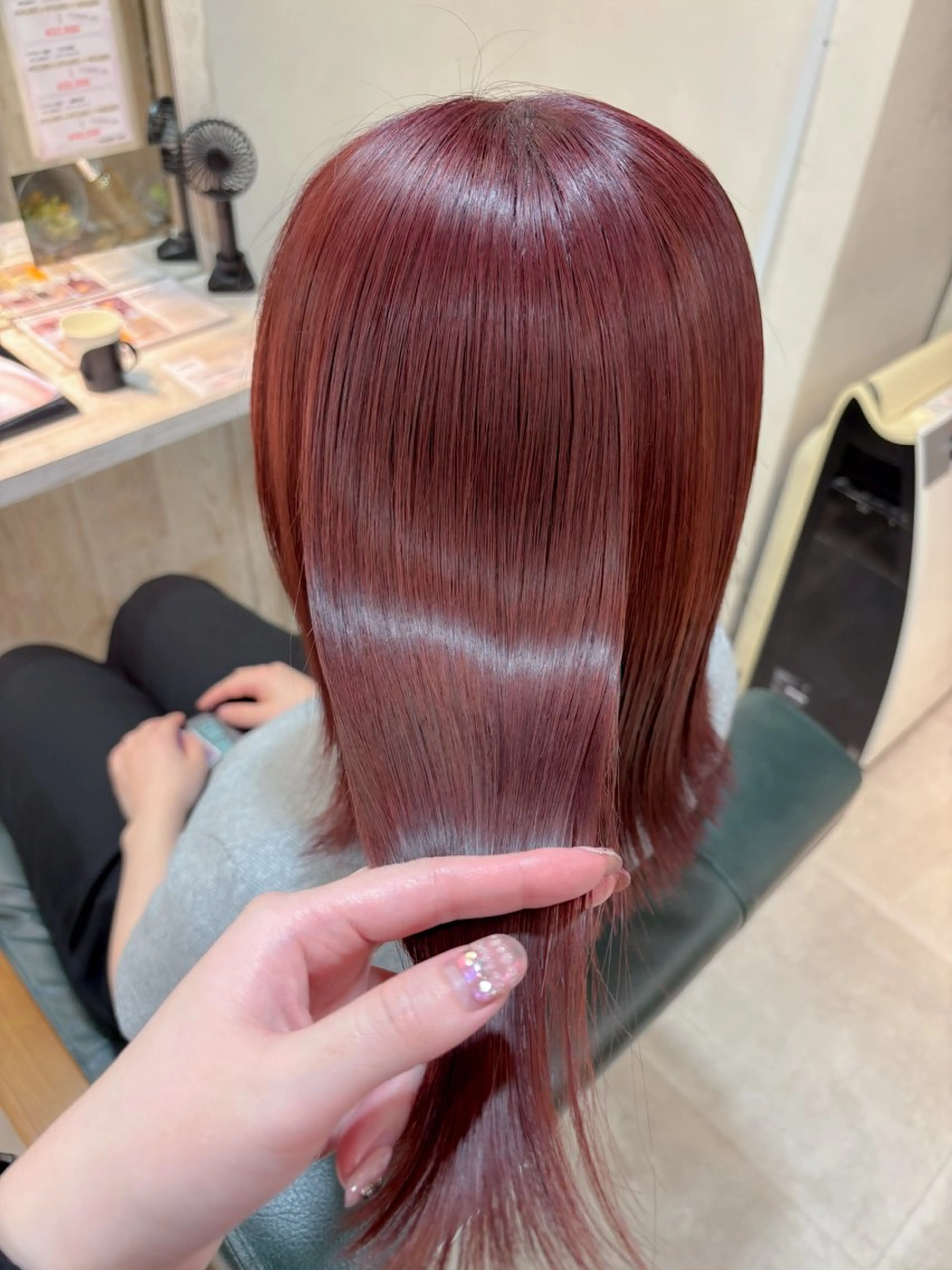 セミロング カラー GARDEN所属・✨️暖色/艶髪カラー 🍒haru🍒✨️のヘアスタイル