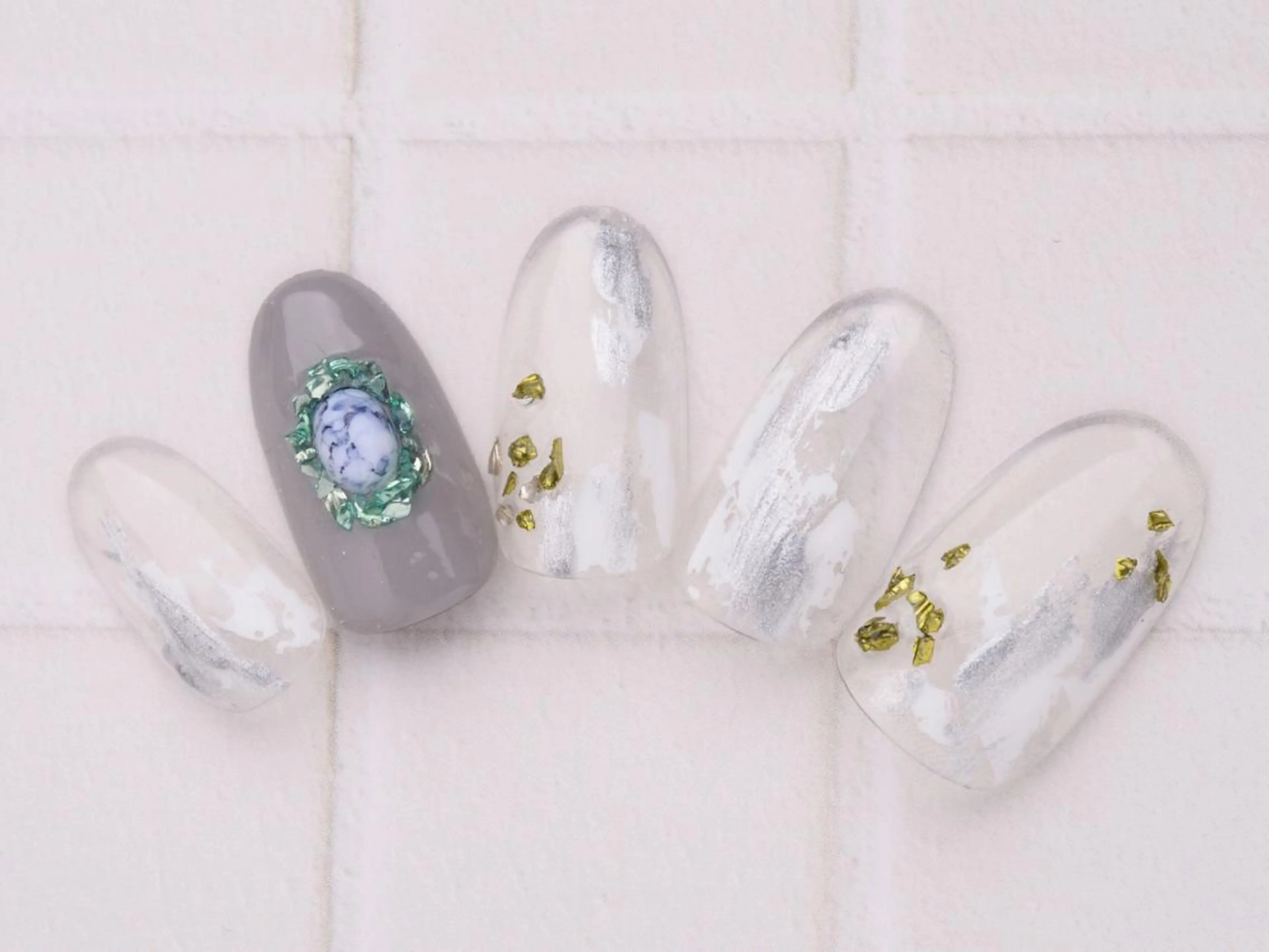 ネイル アートネイル クリアネイル ジェルネイル ニュアンスネイル ハンドネイル nail salon Soeurのネイルデザイン