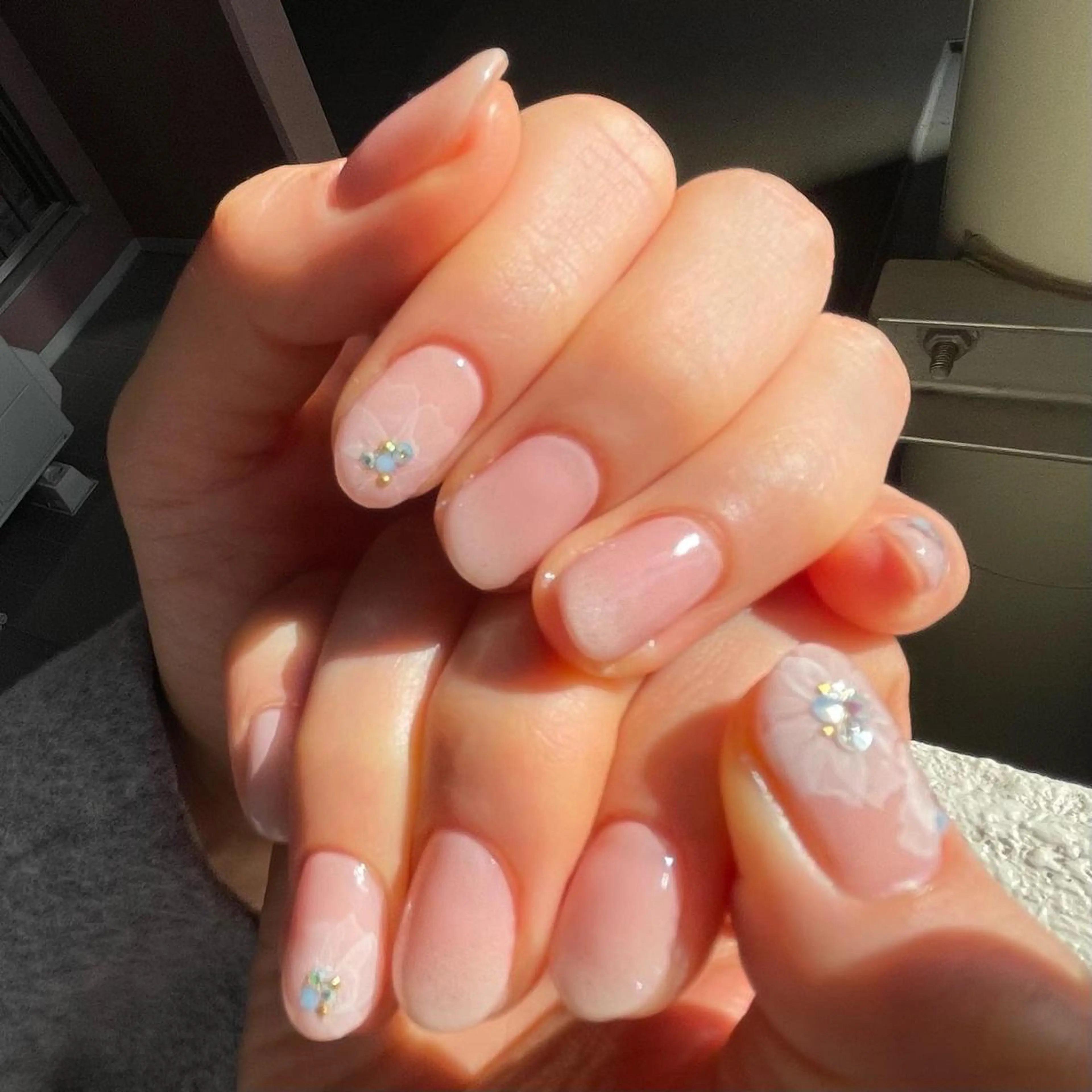 ネイル アートネイル フラワーネイル 奥園 良恵のネイルデザイン