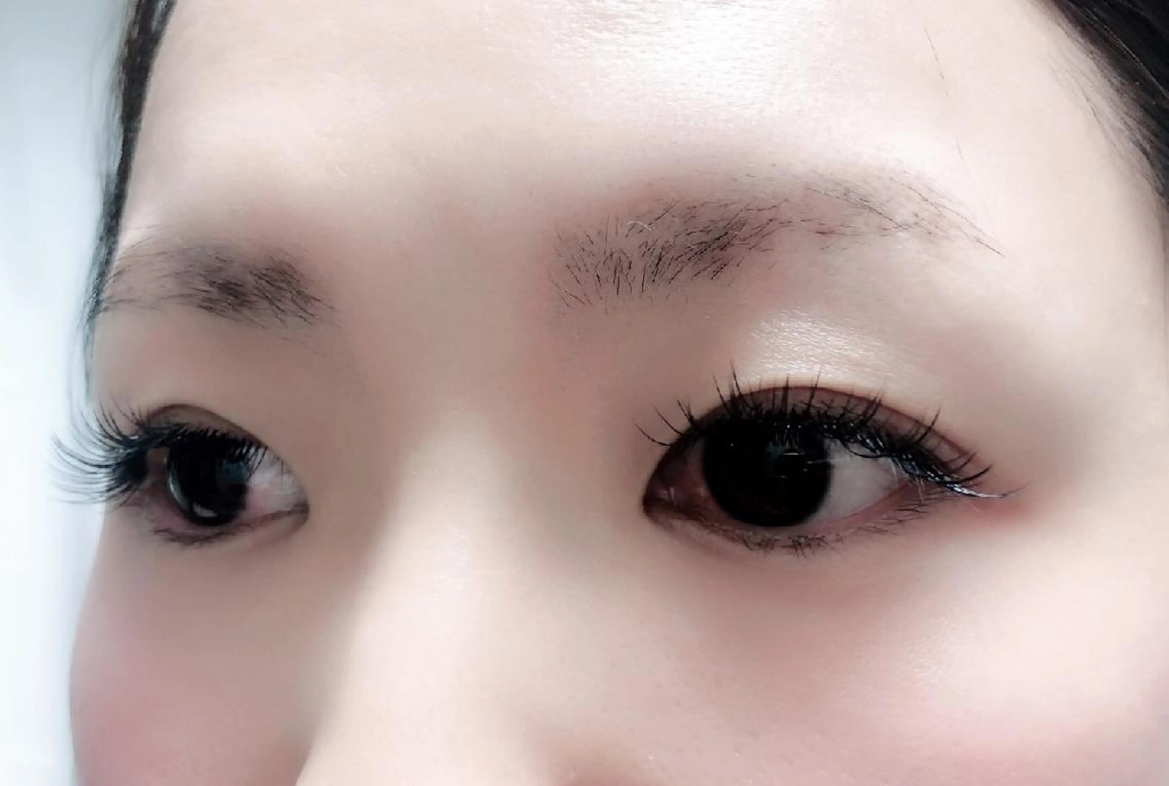 マツエク・マツパ 付け放題 フラットラッシュ セクシー 下まつげエクステ 一重×まつ毛パーマ 吉岡 ゆうなのマツエク・マツパデザイン