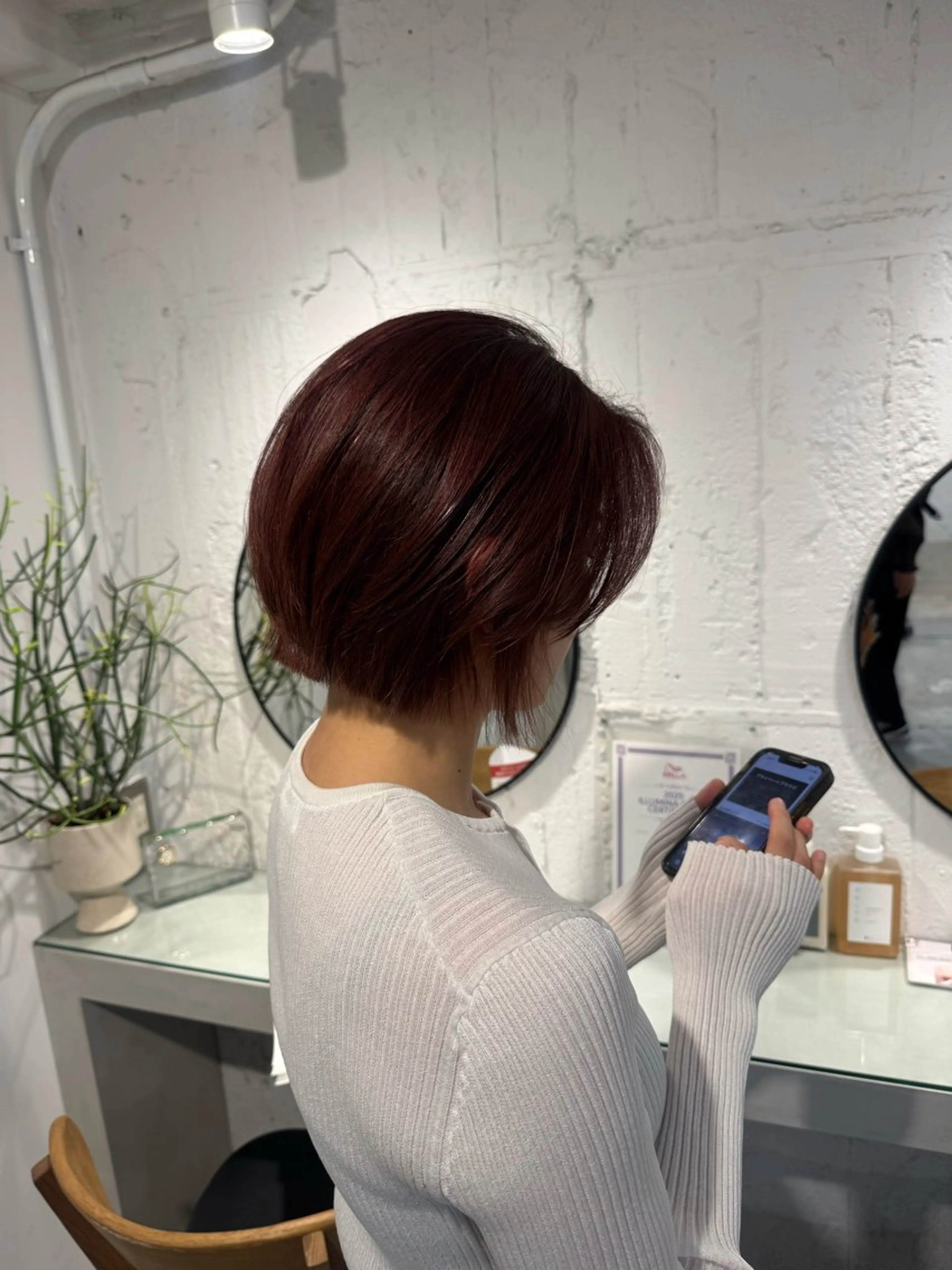 セミロング カット ヘアカラー トリートメント 顔周りcut・ご相談 ＝新宿しずく🇰🇷のヘアスタイル