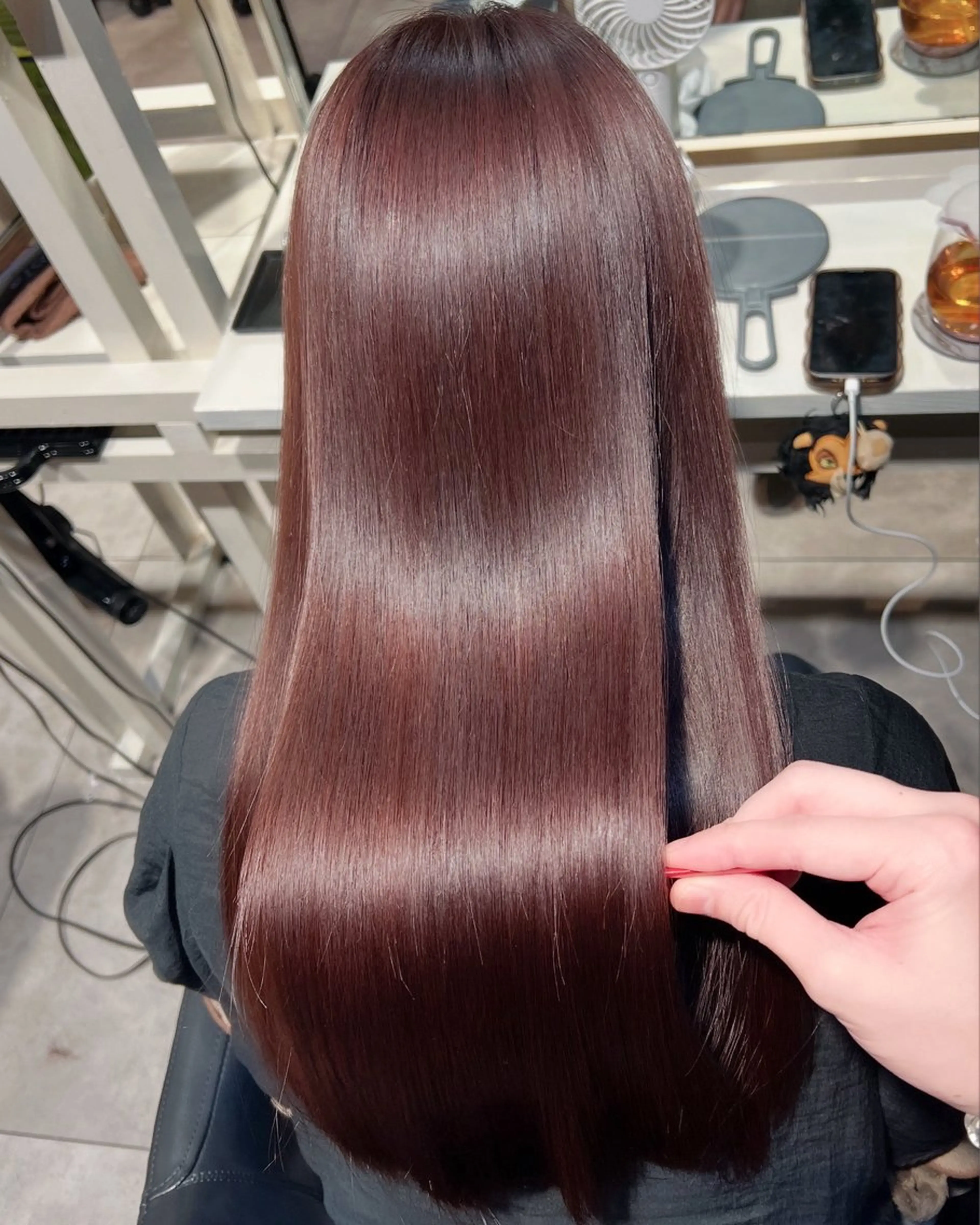 セミロング カット ヘアカラー トリートメント 恵比寿韓国レイヤー× 艶透明感カラー大場のヘアスタイル