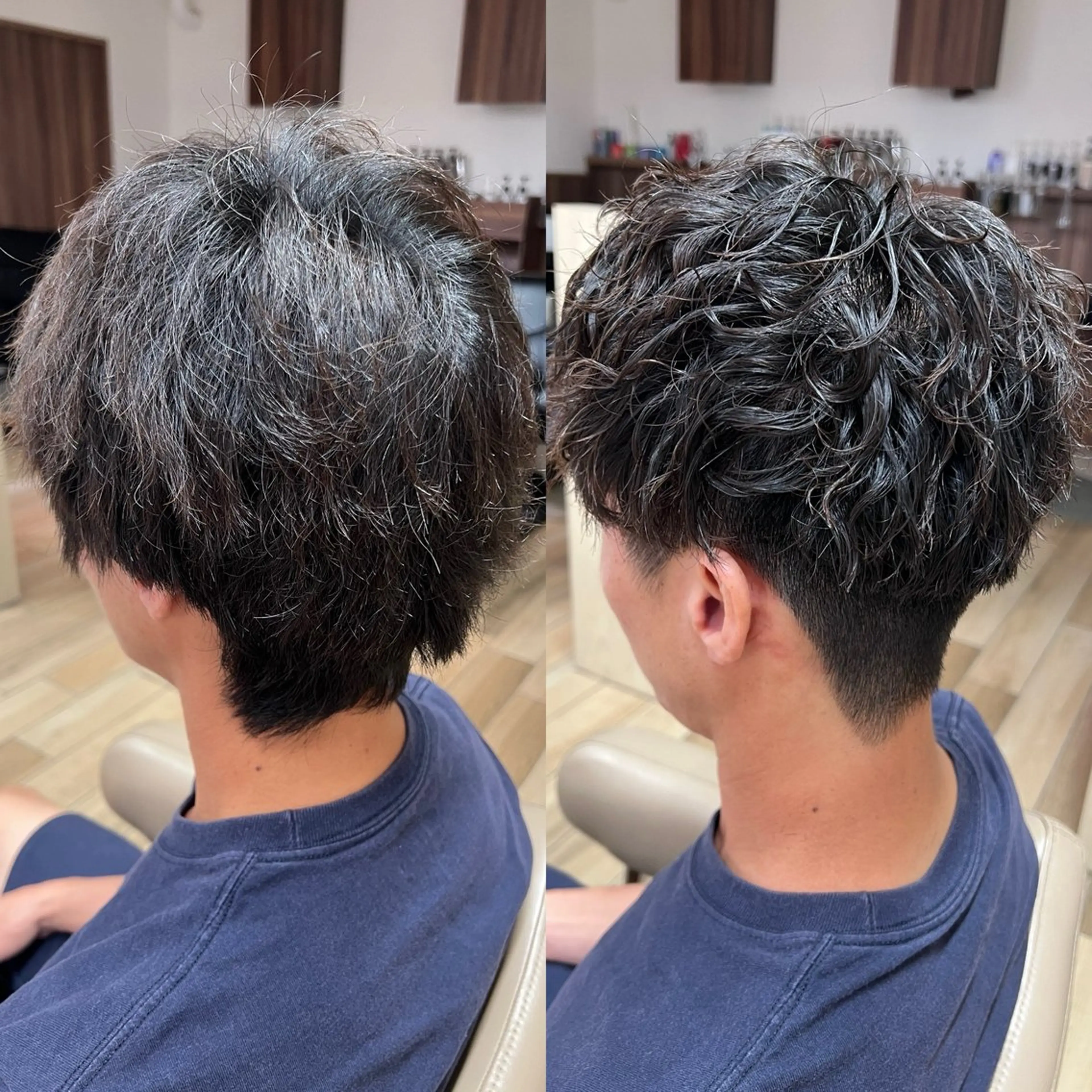 パーマ メンズ 高橋 香奈のヘアスタイル