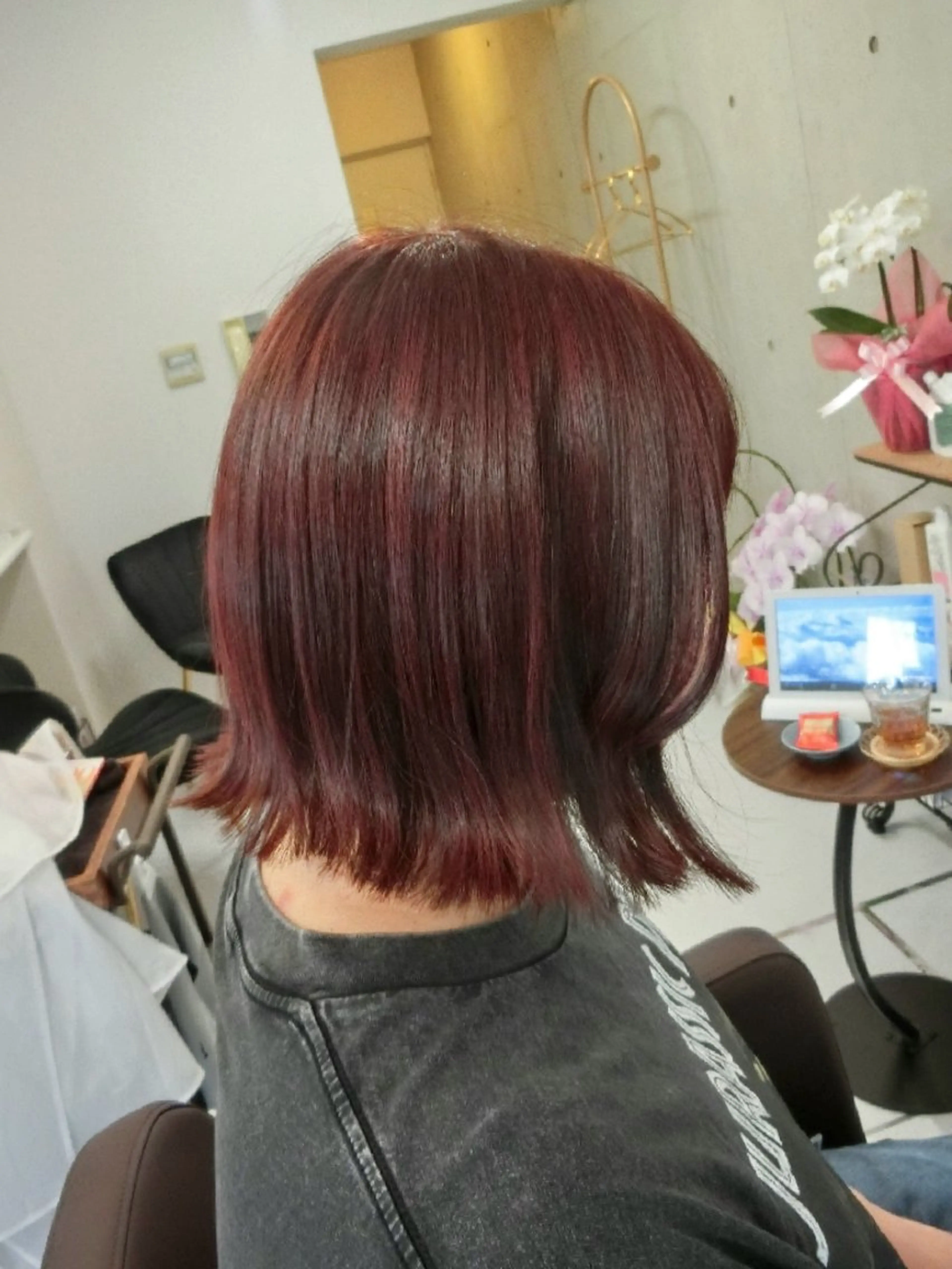 ショート カラー ma cherie 　naoのヘアスタイル