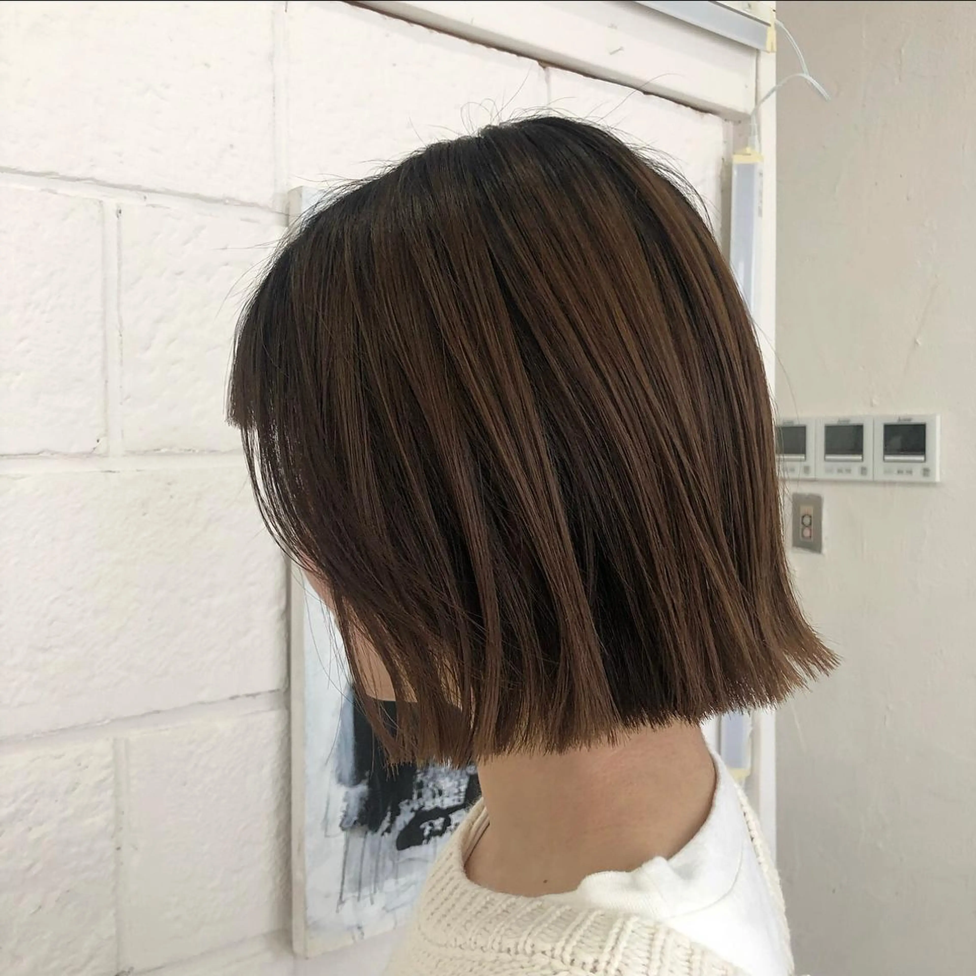 ミディアム カット NeF所属・miku🌿‬ メンズバレイヤージュのヘアスタイル