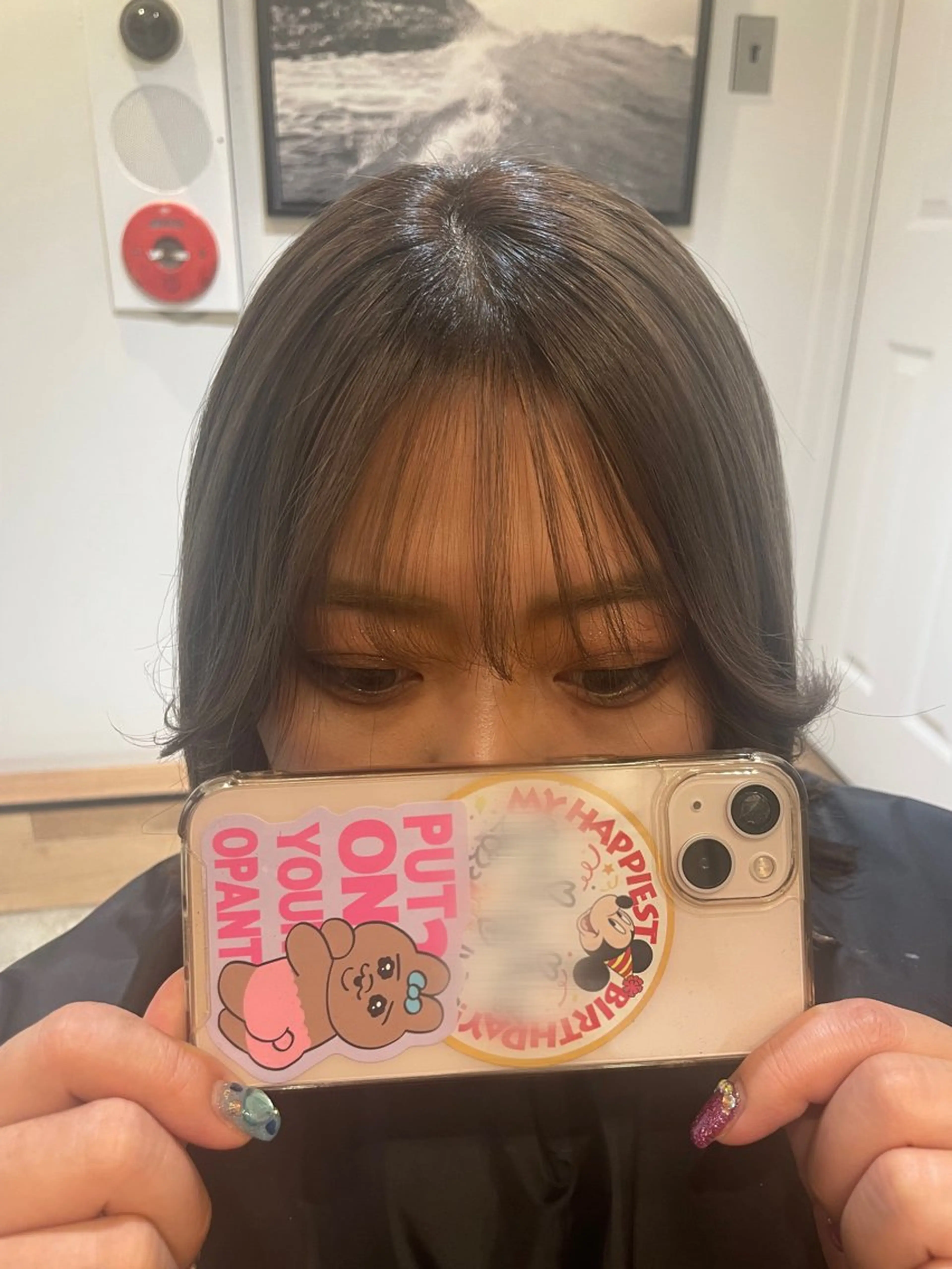 ミディアム 韓国風ヘア 田中 志織のヘアスタイル