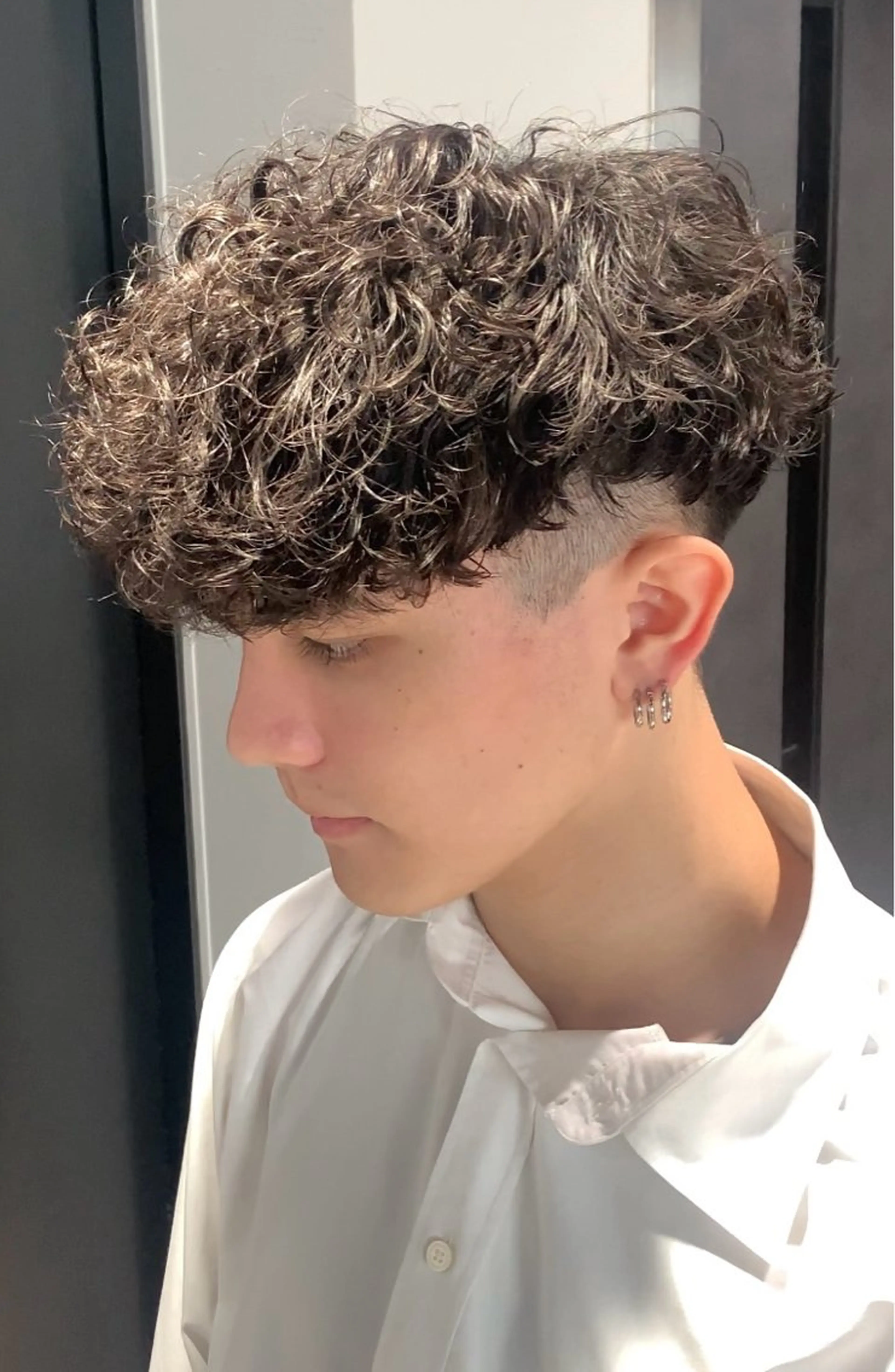 ショート メンズ メンズパーマ トリートメント 🔥ニュアンス フェザー小林海斗🔥のヘアスタイル