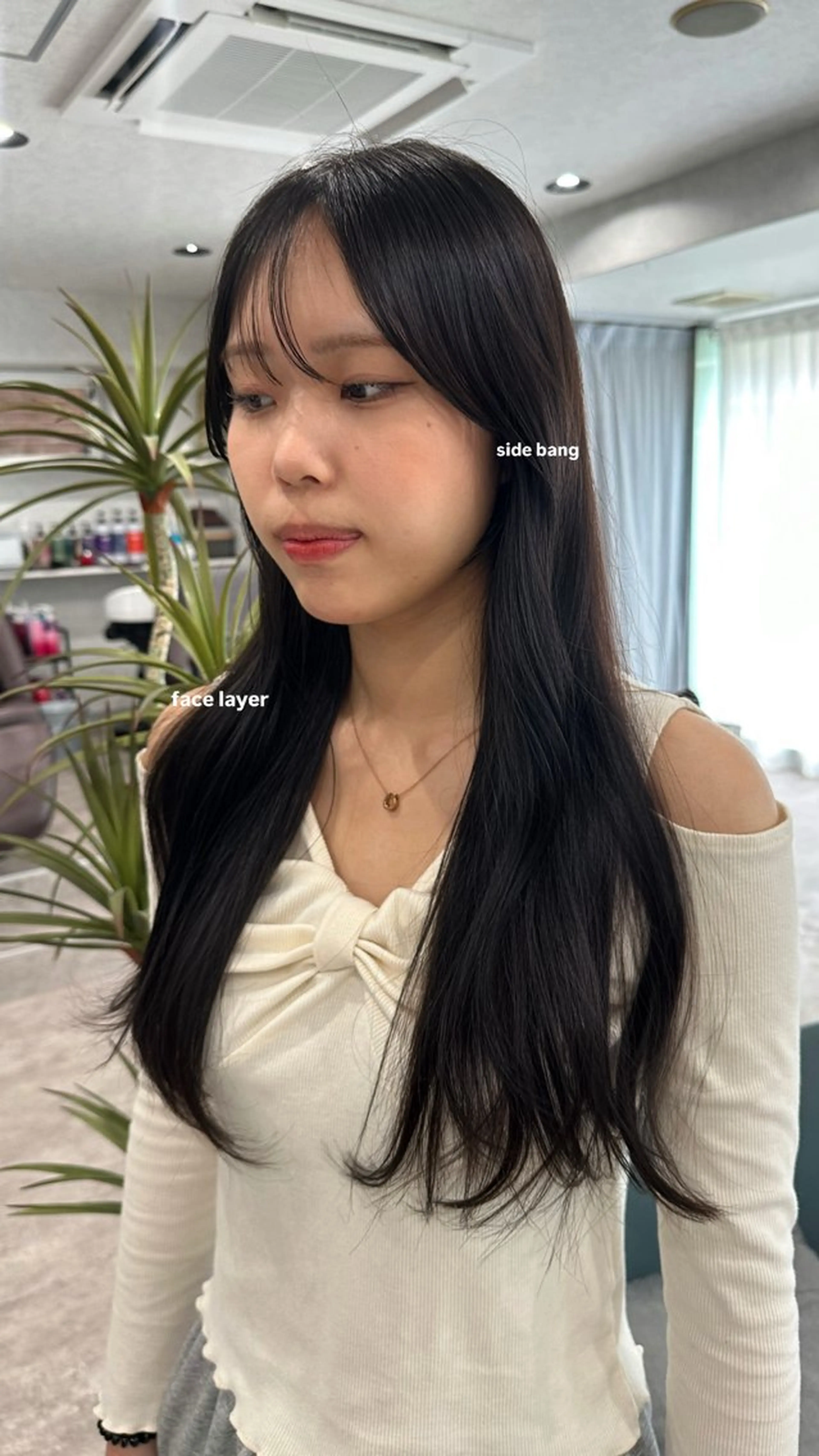 ロング カラー 韓国レイヤーカット/ 艶カラー/ noaのヘアスタイル