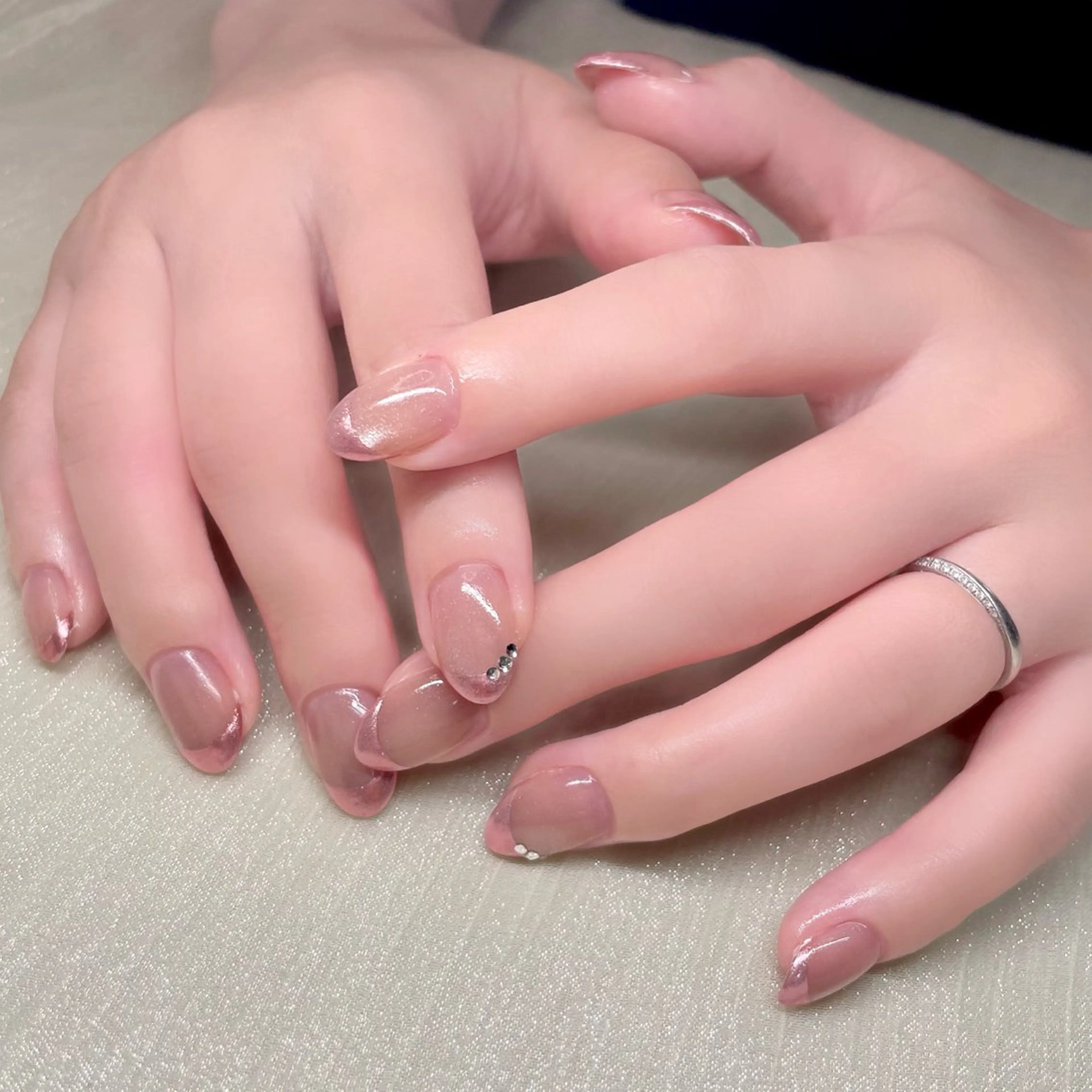 ネイル マグネットネイル ストーンネイル ハンドネイル Nailist SUZU所属・Nailist suzuのネイルデザイン