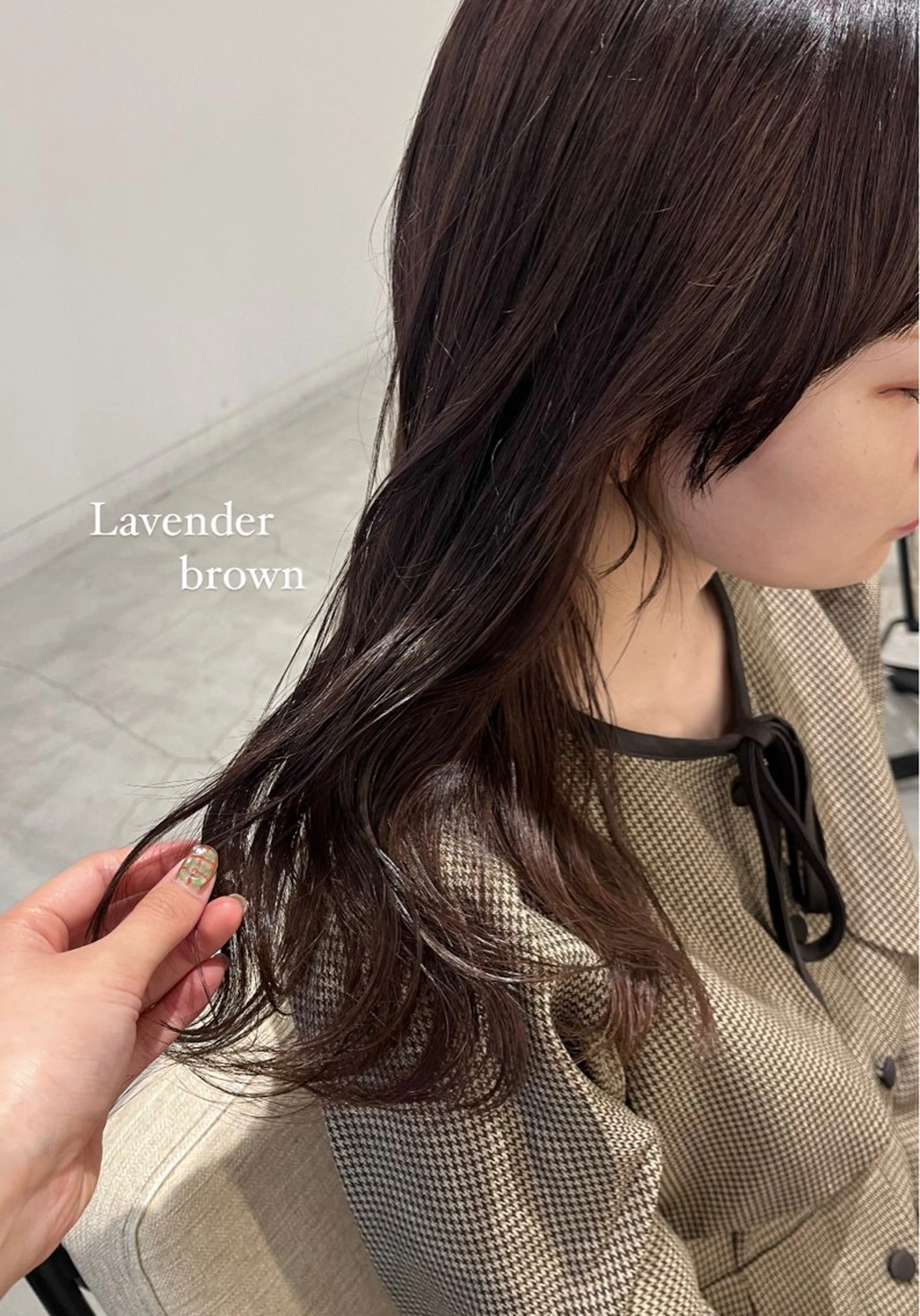 セミロング カラー murai airiのヘアスタイル