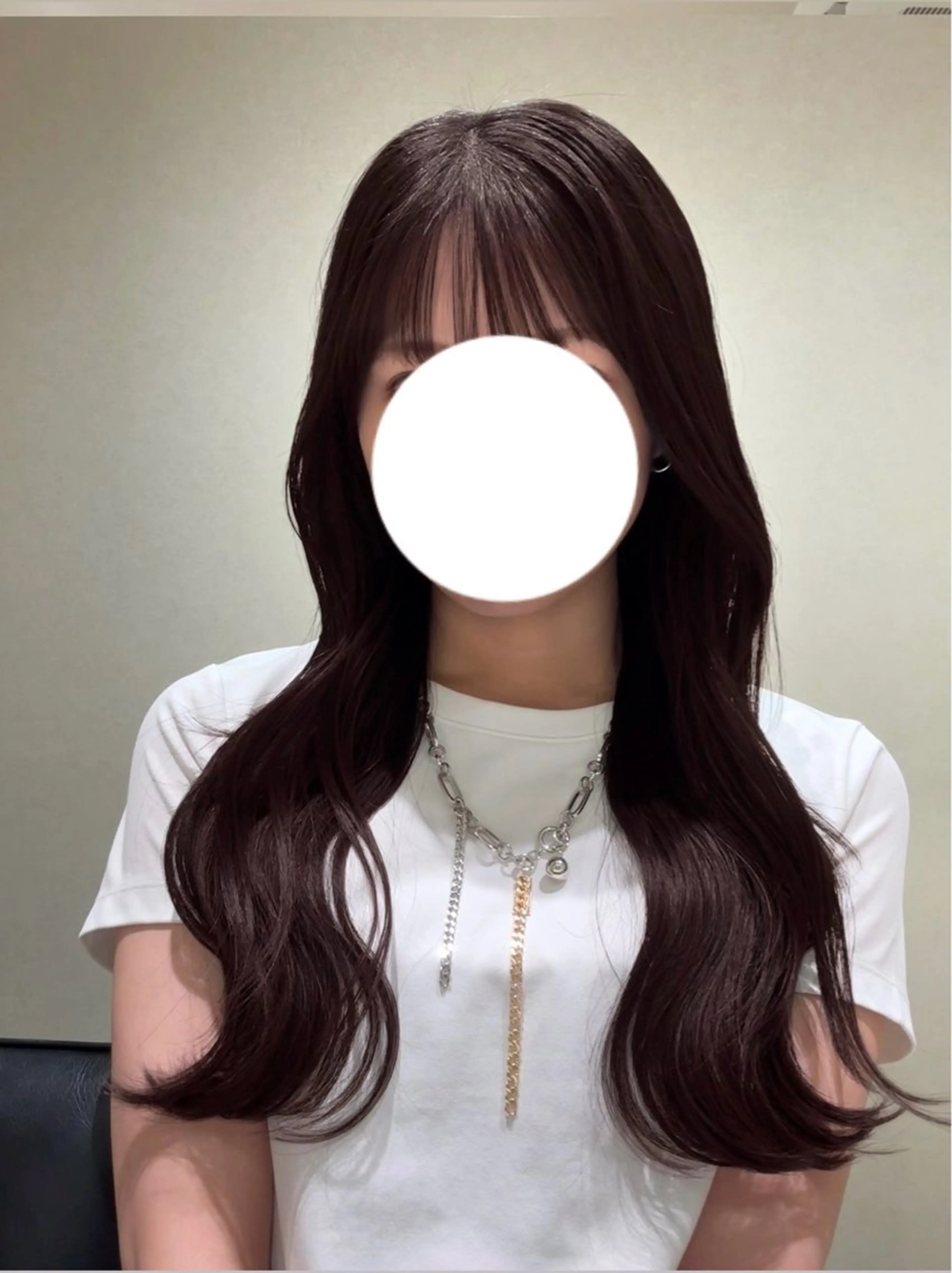 ロング カラー ヘアアレンジ くびれヘア 韓国風ヘア カット トリートメント Eleanor池袋東口2nd所属・池袋/韓国レイヤー 💗🐇amiのヘアスタイル