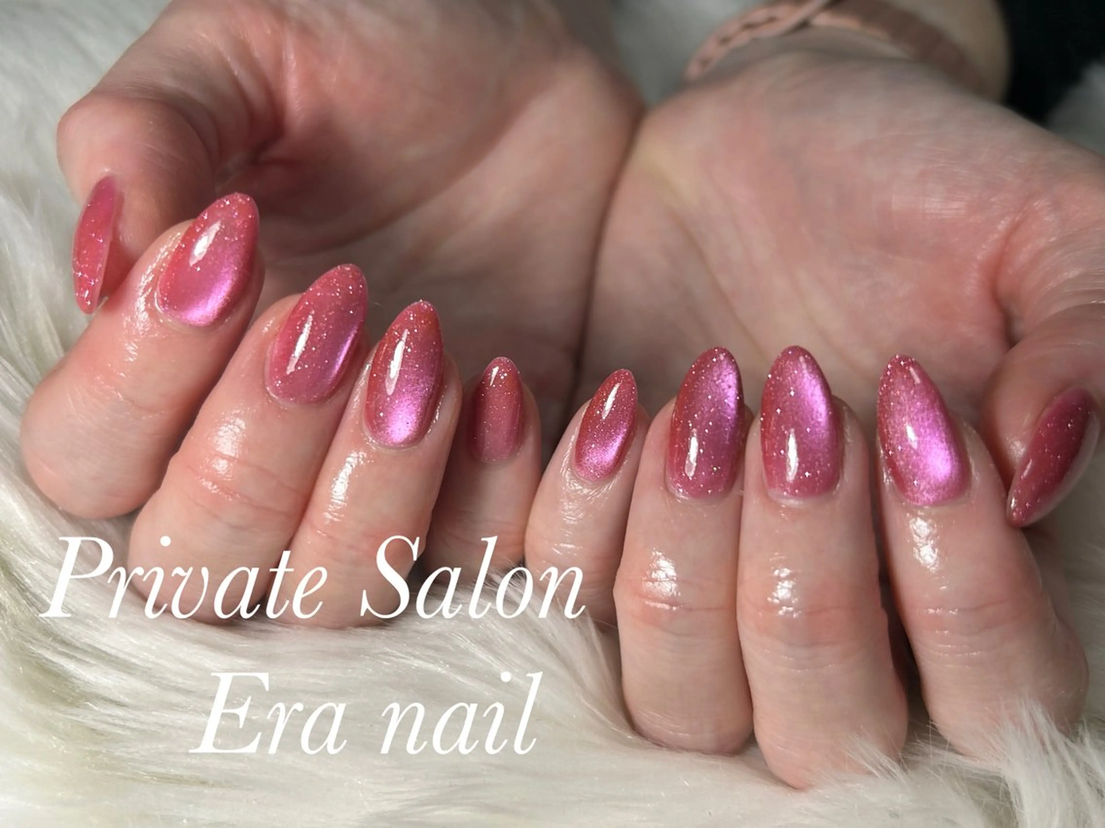 ネイル マグネットネイル マグネットワンカラー ワンカラーネイル ハンドネイル Era nailのネイルデザイン