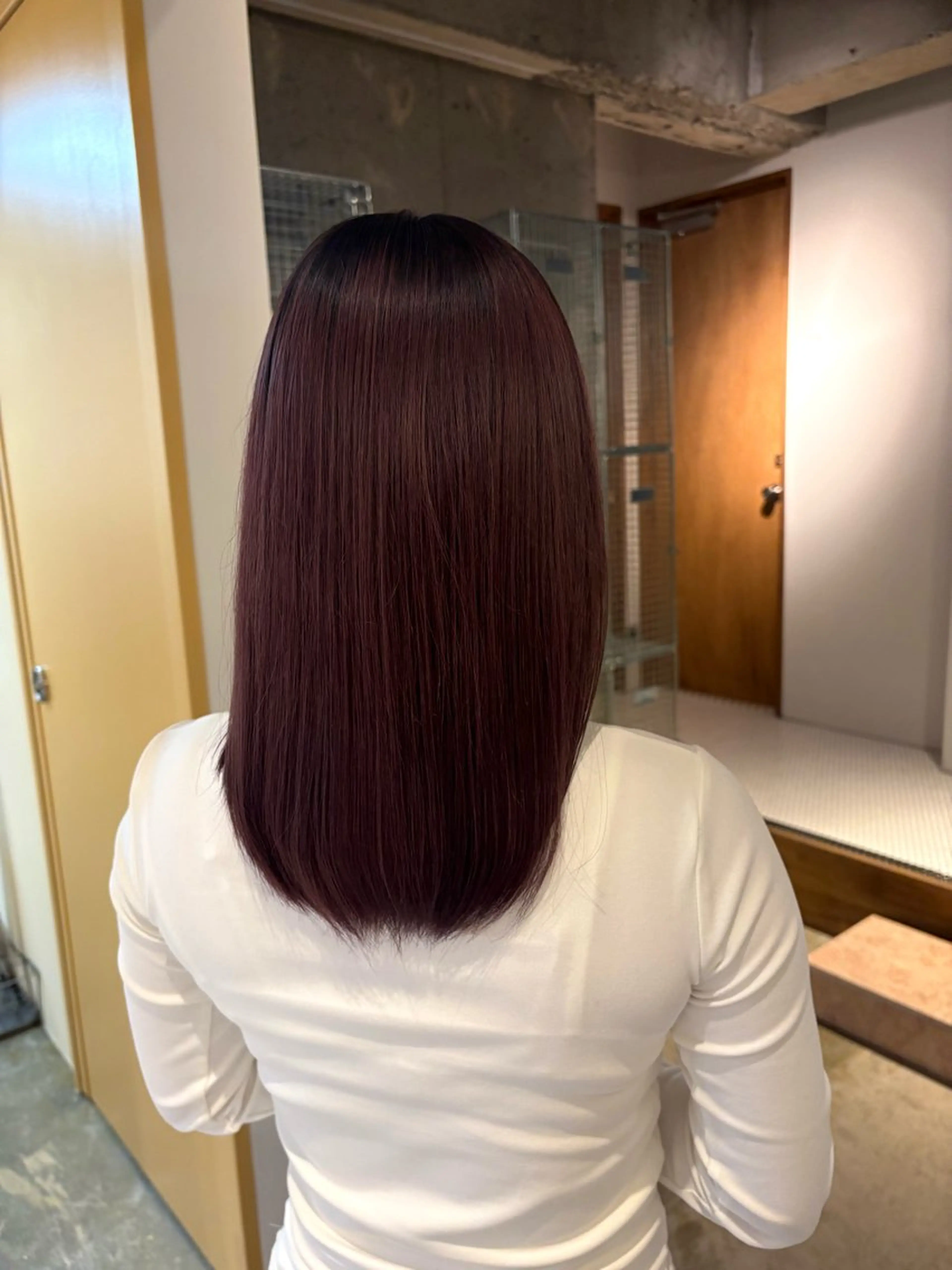 セミロング カラー ラベンダーカラー ピンクカラー ピンクラベンダー ヘアカラー 名駅/ブリーチカラー /masaki⠀のヘアスタイル