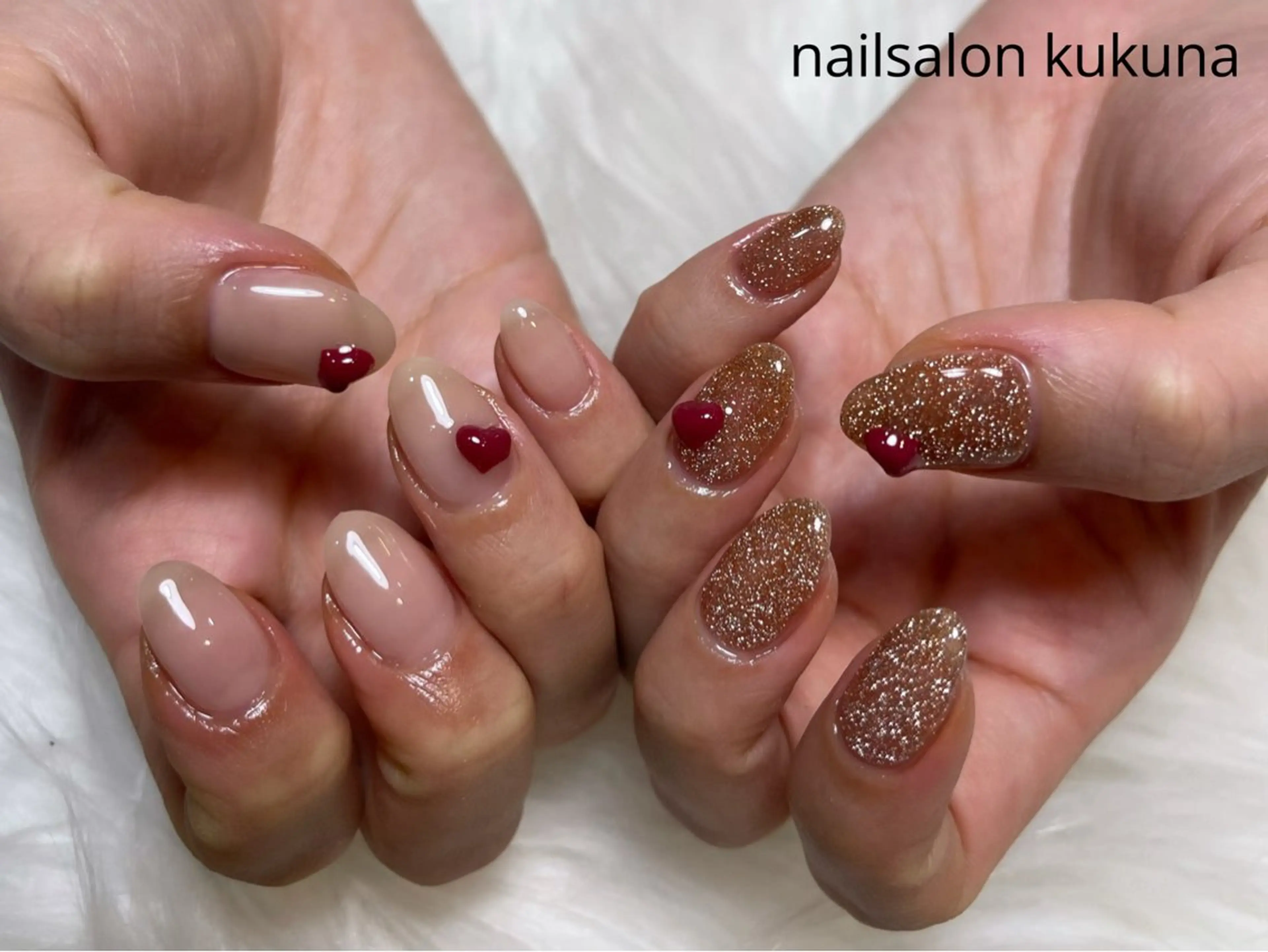 ネイル ハンドネイル nail salon kukuna所属・ワンホン/韓国 nail 大阪アメ村のネイルデザイン